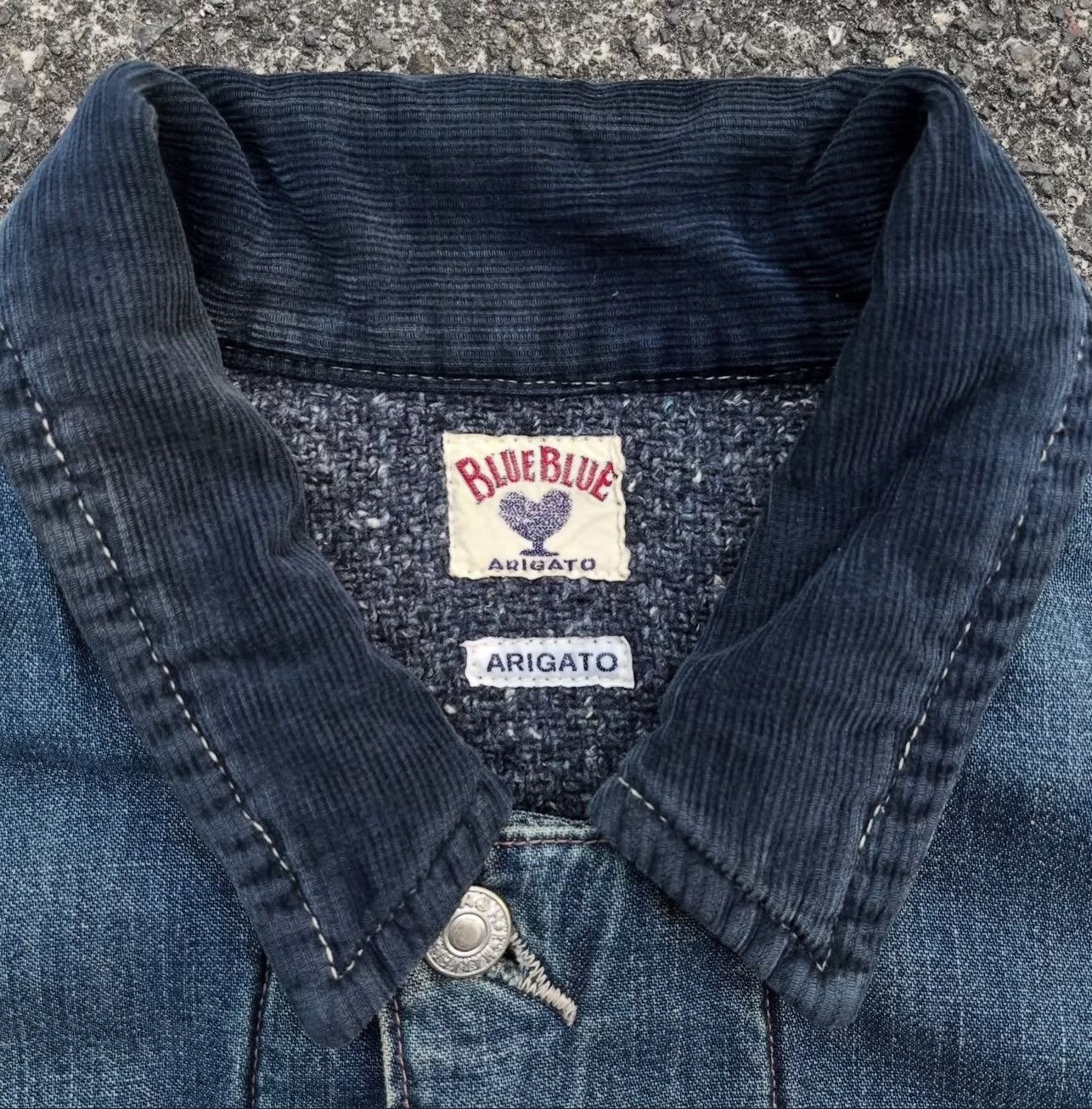 Vintage Vintage Denim Chore Jacket Corduroy Collar Size US M / EU 48-50 / 2 - 6 Thumbnail