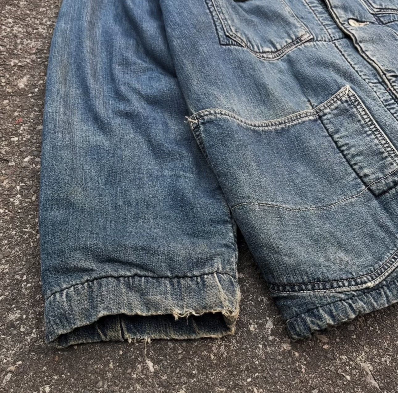 Vintage Vintage Denim Chore Jacket Corduroy Collar Size US M / EU 48-50 / 2 - 9 Thumbnail