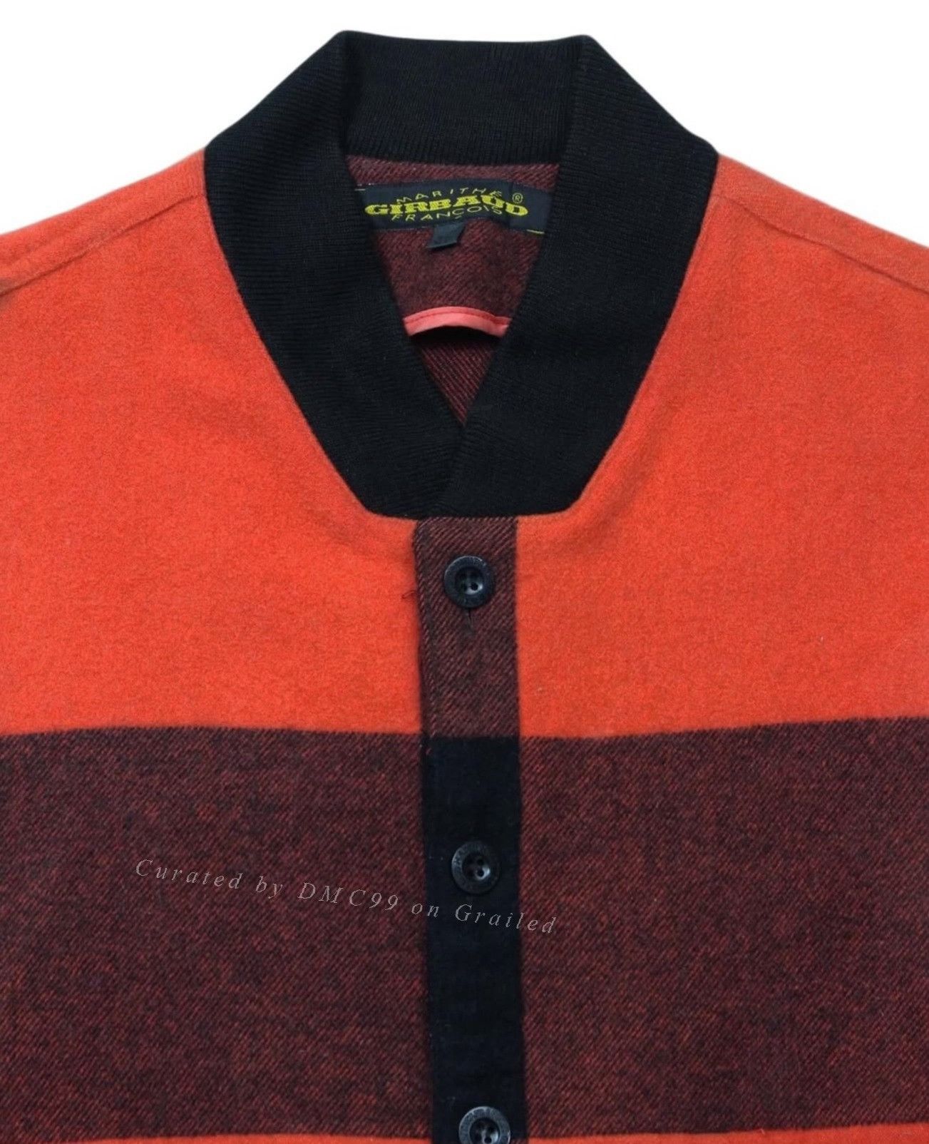 Vintage 00s Marithe Francois Girbaud Red Tartan Wool Jacket Size US M / EU 48-50 / 2 - 2 Thumbnail