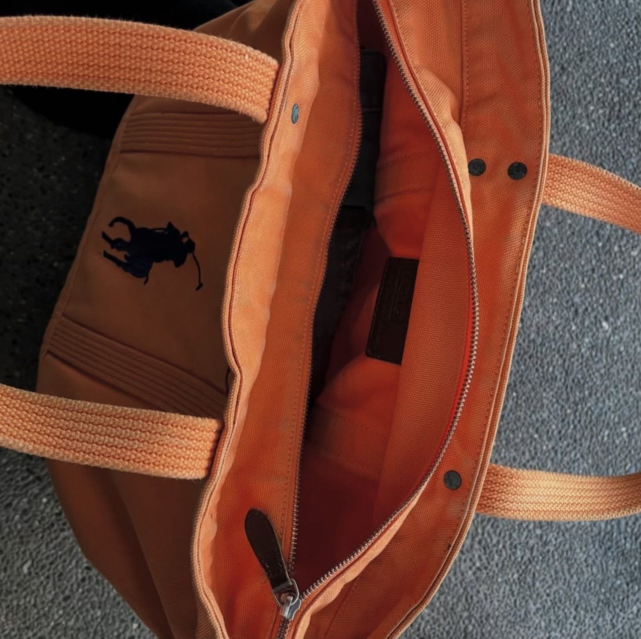 Vintage Vintage Polo Ralph Lauren Canvas Tote Size ONE SIZE - 5 Thumbnail