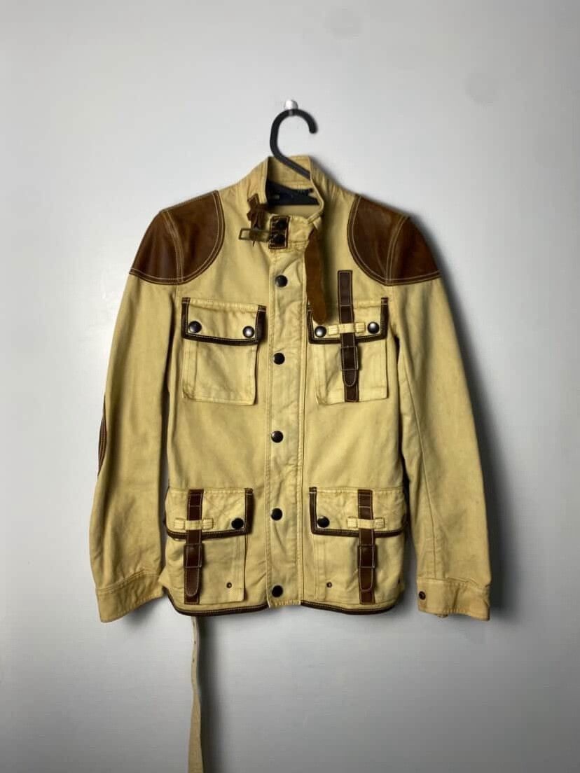 Vintage Vintage Polo Ralph Lauren Leather Hunting Jacket Size US M / EU 48-50 / 2 - 2 Thumbnail