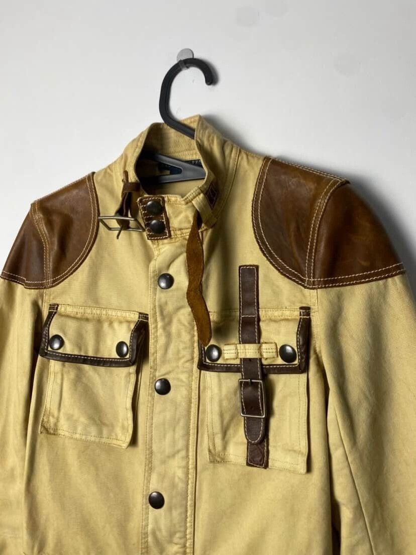 Vintage Vintage Polo Ralph Lauren Leather Hunting Jacket Size US M / EU 48-50 / 2 - 4 Thumbnail