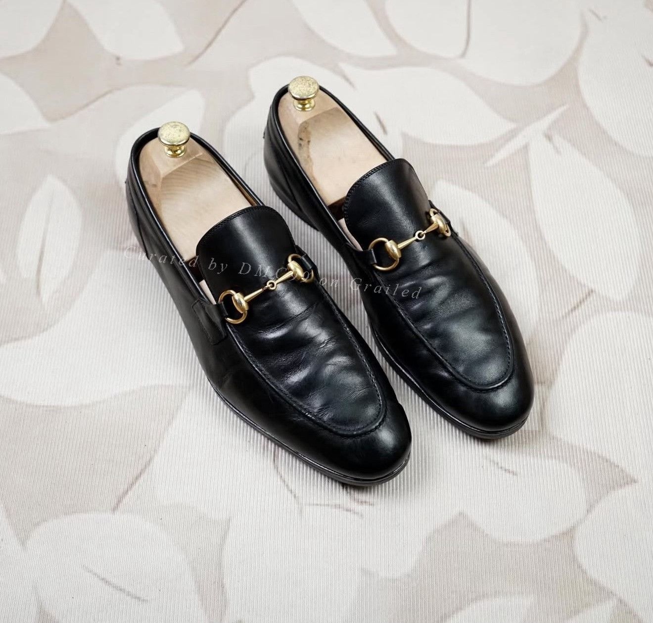 Vintage 2010s Gucci Jordaan Square-Toe Loafers Size US 10.5 / EU 43-44 - 3 Thumbnail