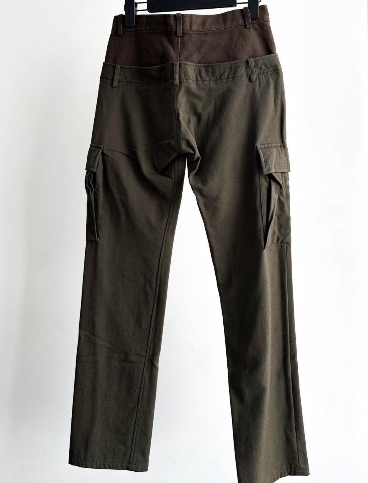 Vintage 2000s Y's Yohji Yamamoto Double Waisted Cargo Pants Size US 26 / EU 42 - 3 Thumbnail