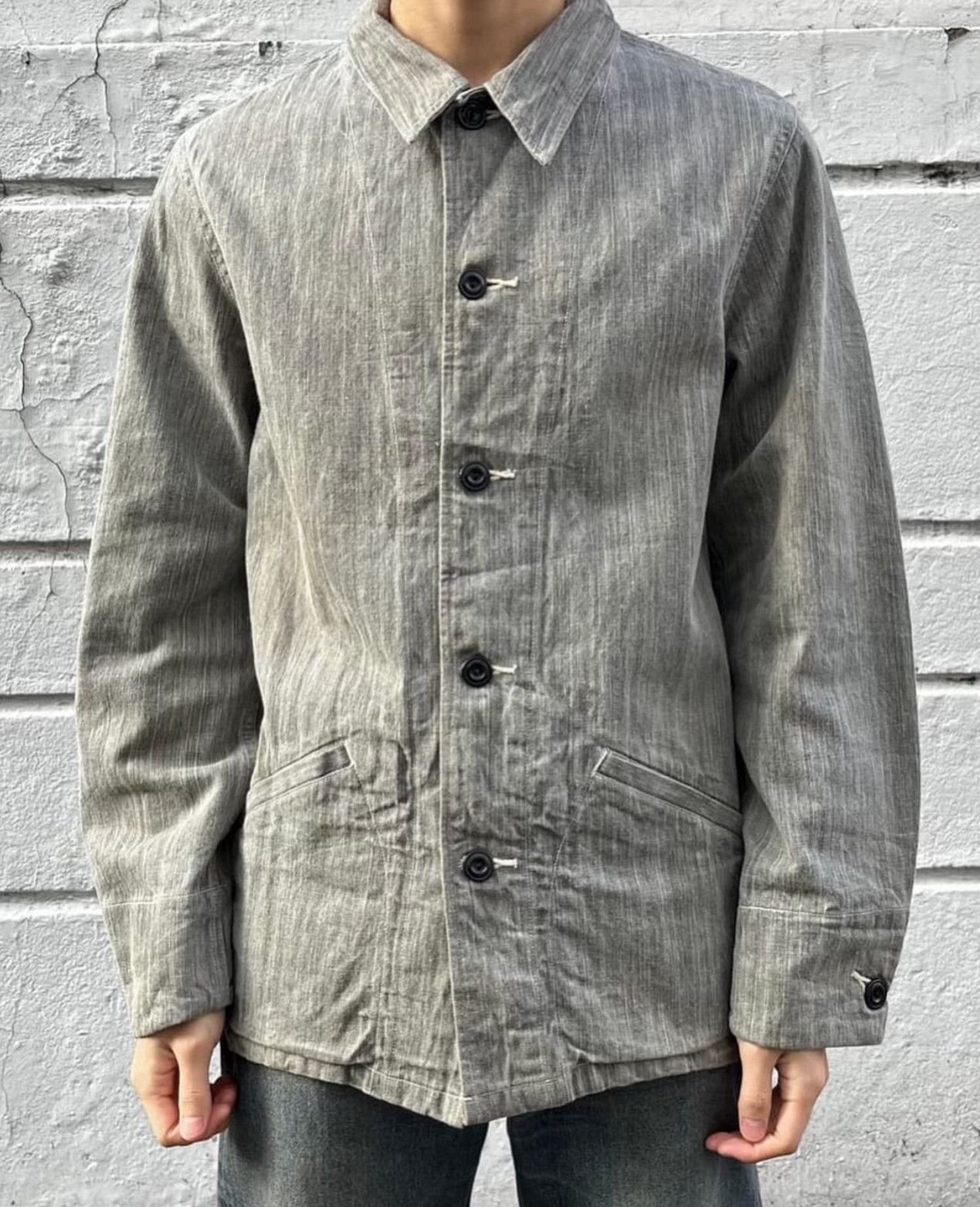 Vintage Vintage Sugar Cane 2000s Denim Chore Jacket Size US M / EU 48-50 / 2 - 5 Thumbnail