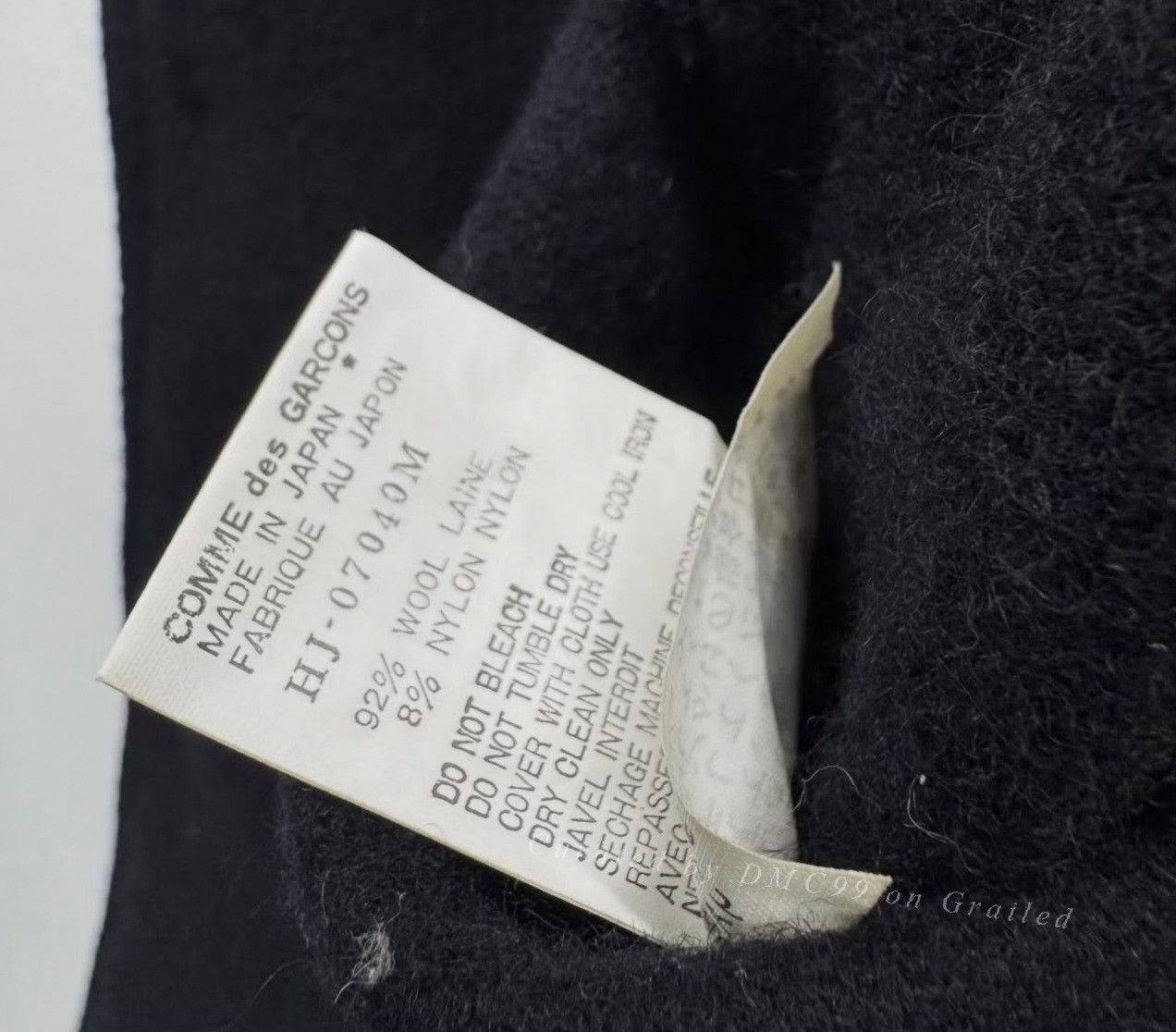Vintage 1997 CDG HOMME Vintage Wool Jacket Size US M / EU 48-50 / 2 - 6 Thumbnail