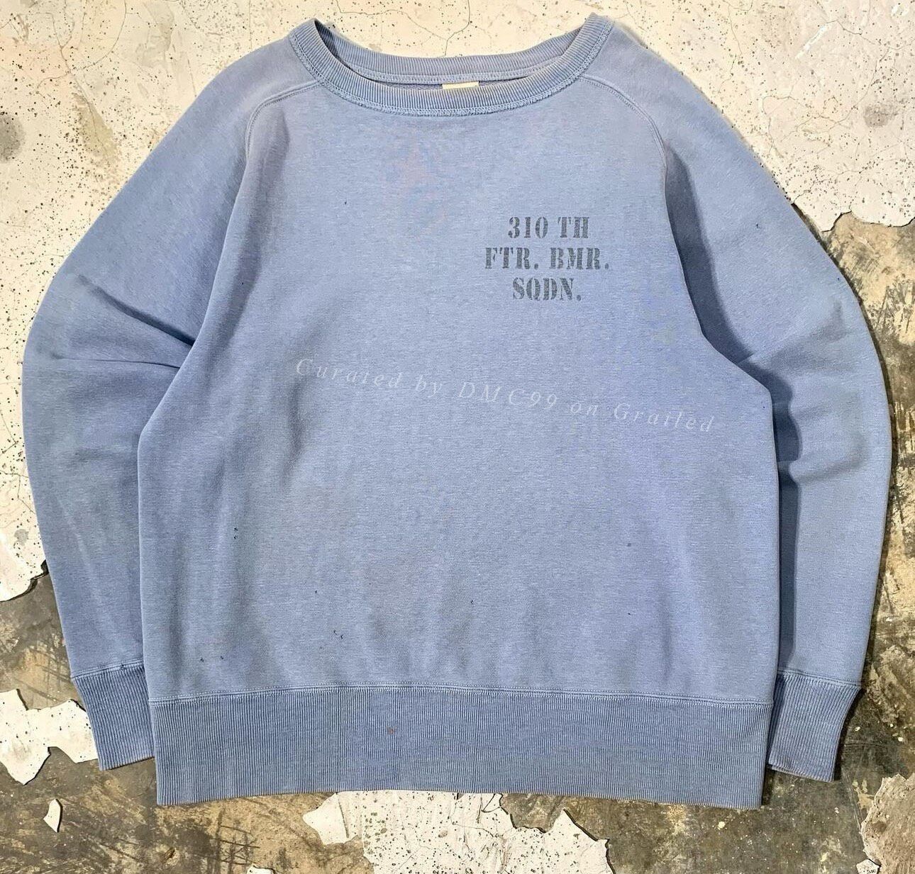 Vintage Vintage US Buzz Rickson Faded Sweatshirt Size US L / EU 52-54 / 3 - 2 Thumbnail