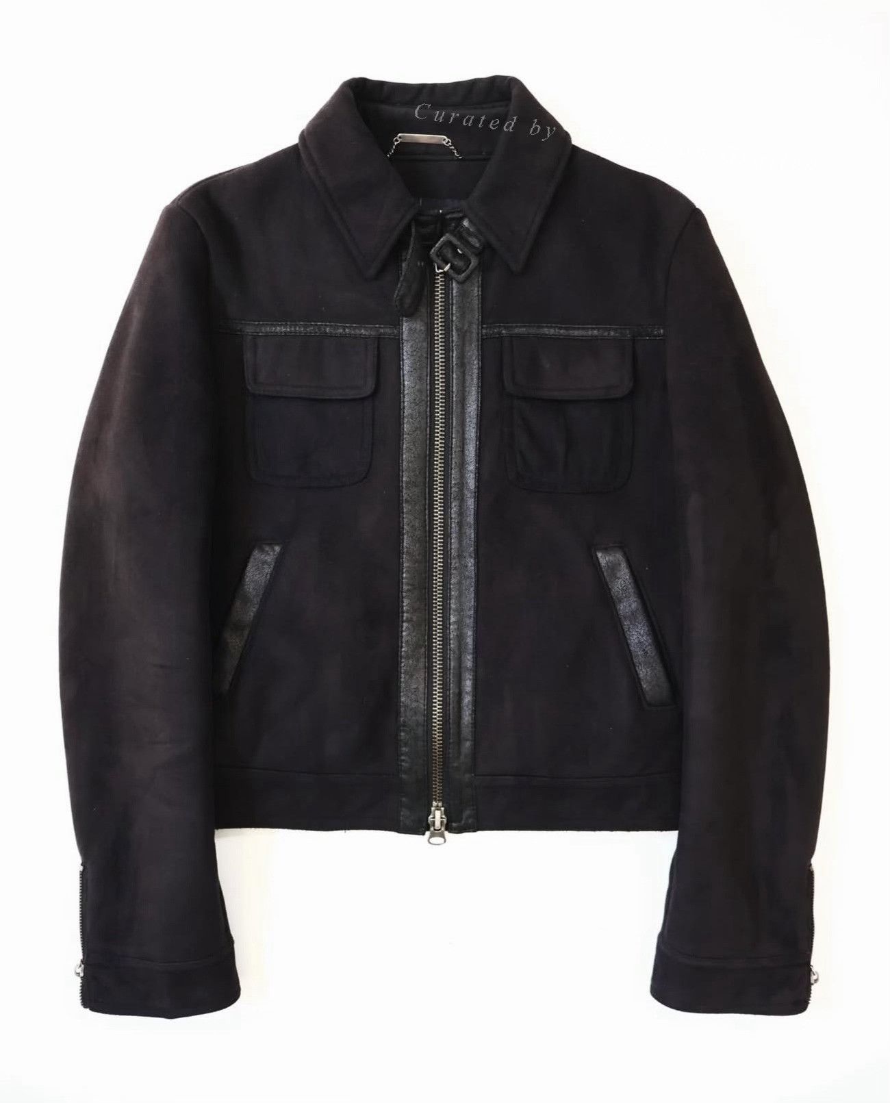 Vintage Vintage 2000s Armani Shearling-Lined Jacket Size US S / EU 44-46 / 1 - 2 Thumbnail