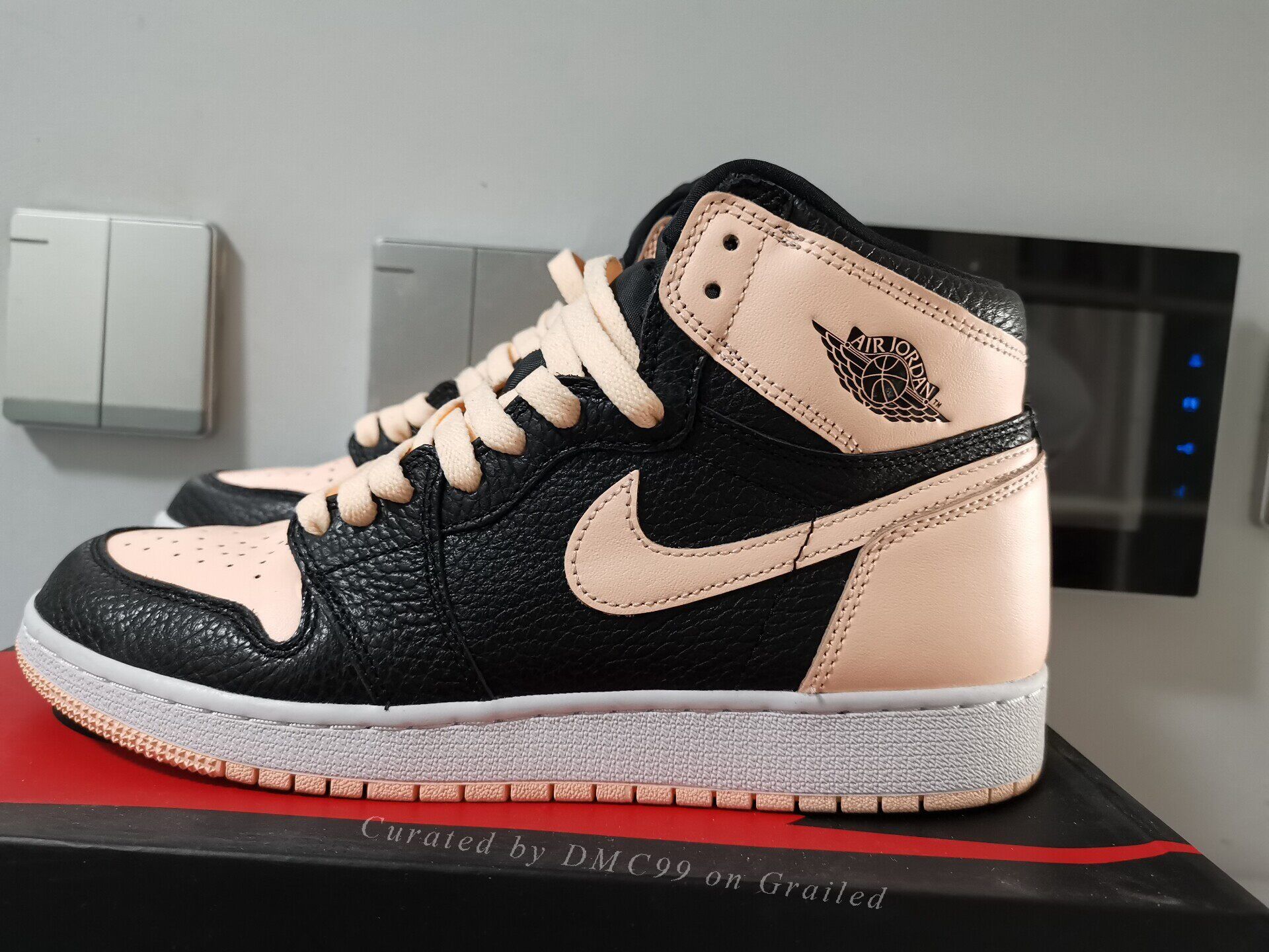 Jordan Brand Jordan 1 Black Pink Toe Size US 7 / EU 40 - 4 Thumbnail