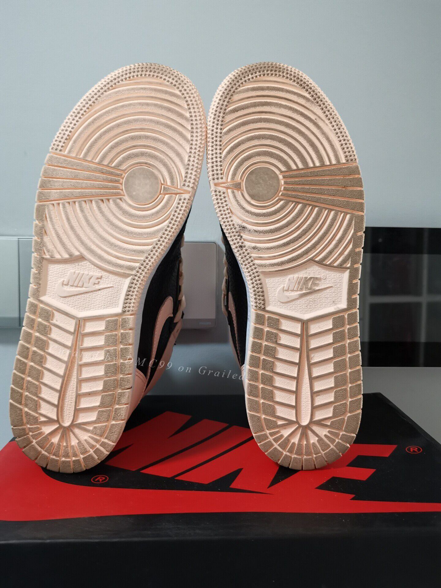 Jordan Brand Jordan 1 Black Pink Toe Size US 7 / EU 40 - 7 Thumbnail
