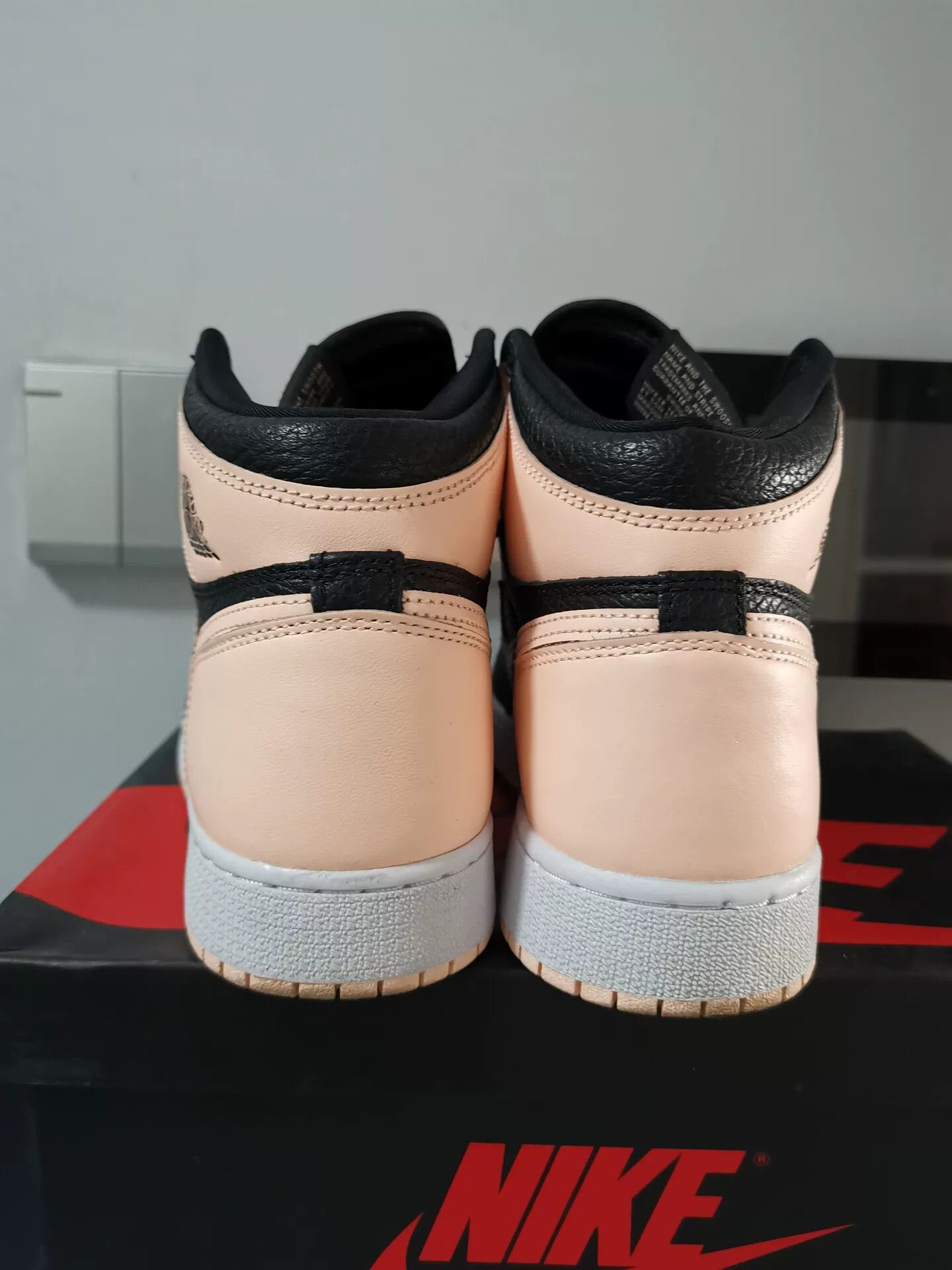 Jordan Brand Jordan 1 Black Pink Toe Size US 7 / EU 40 - 5 Thumbnail