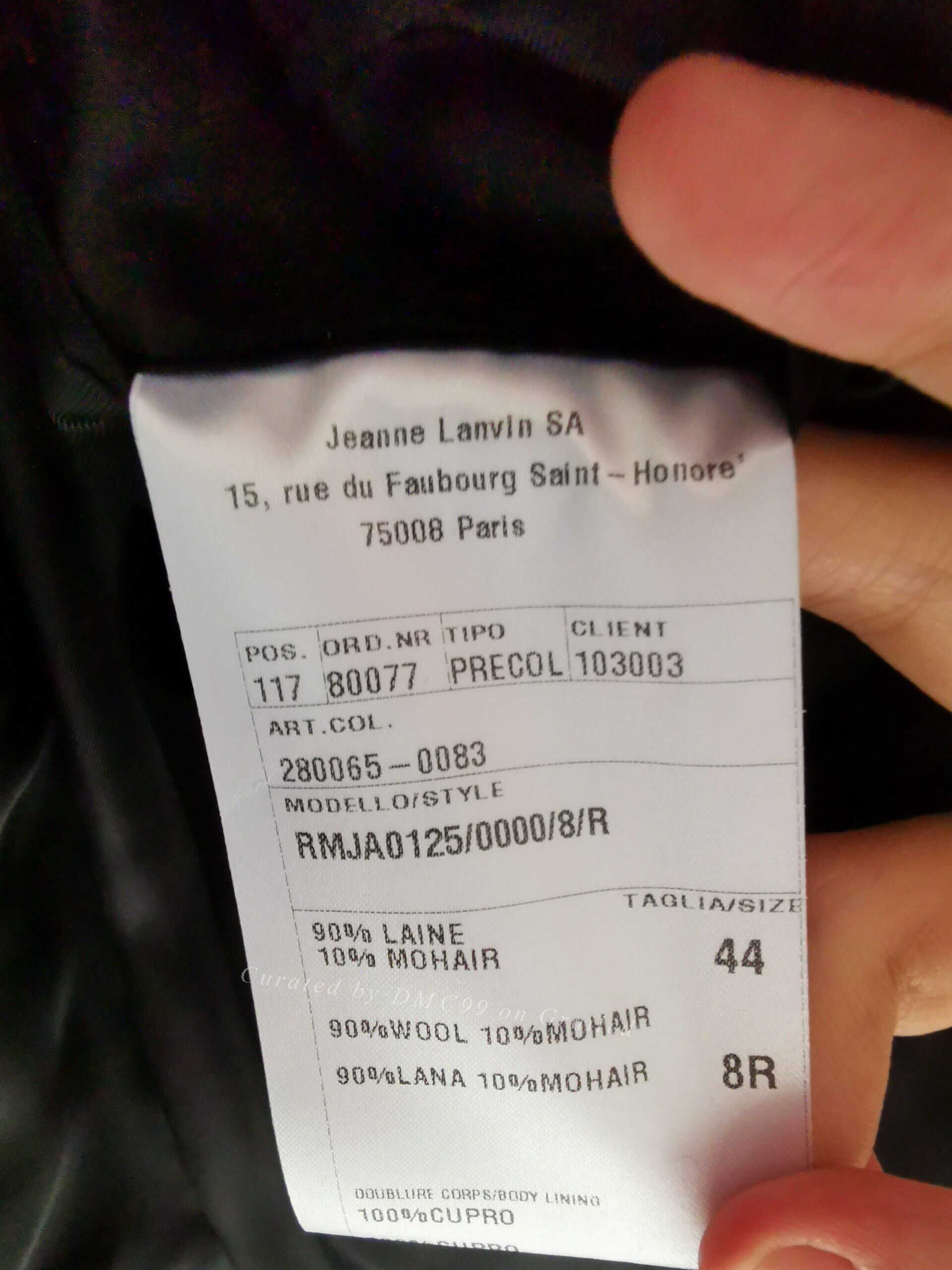 Lanvin Lanvin Runway Style Suit Size US S / EU 44-46 / 1 - 4 Thumbnail