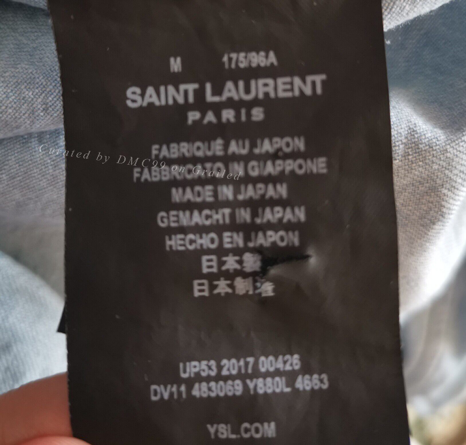 Saint Laurent Paris SAINT LAURENT SLP Denim Jacket Size US M / EU 48-50 / 2 - 4 Thumbnail