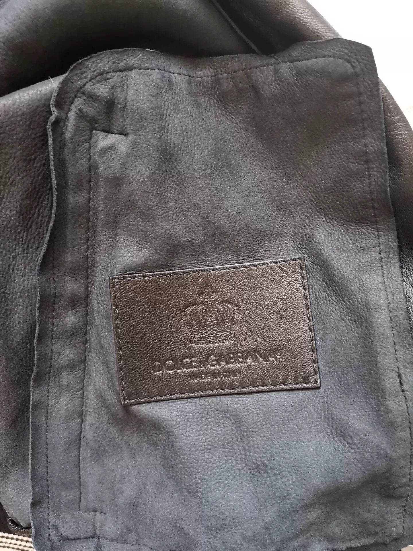 Dolce & Gabbana Dolce & Gabbana DG Leather Jacket Size US M / EU 48-50 / 2 - 4 Thumbnail