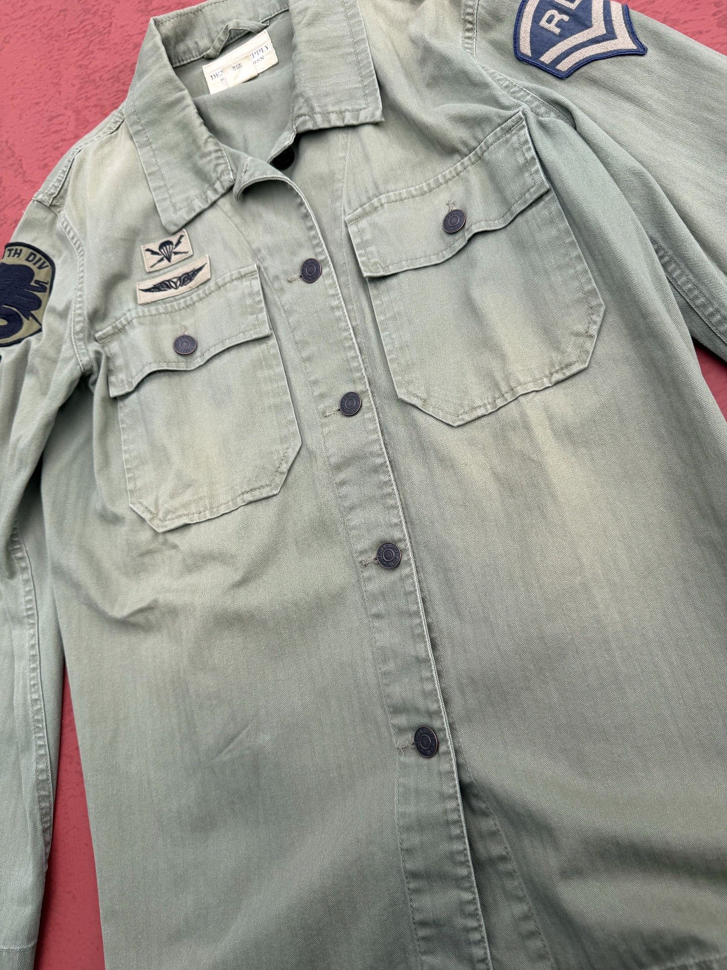 Denim & Supply Ralph Lauren Denim & Supply Ralph Lauren Military Shirt Size US M / EU 48-50 / 2 - 4 Thumbnail