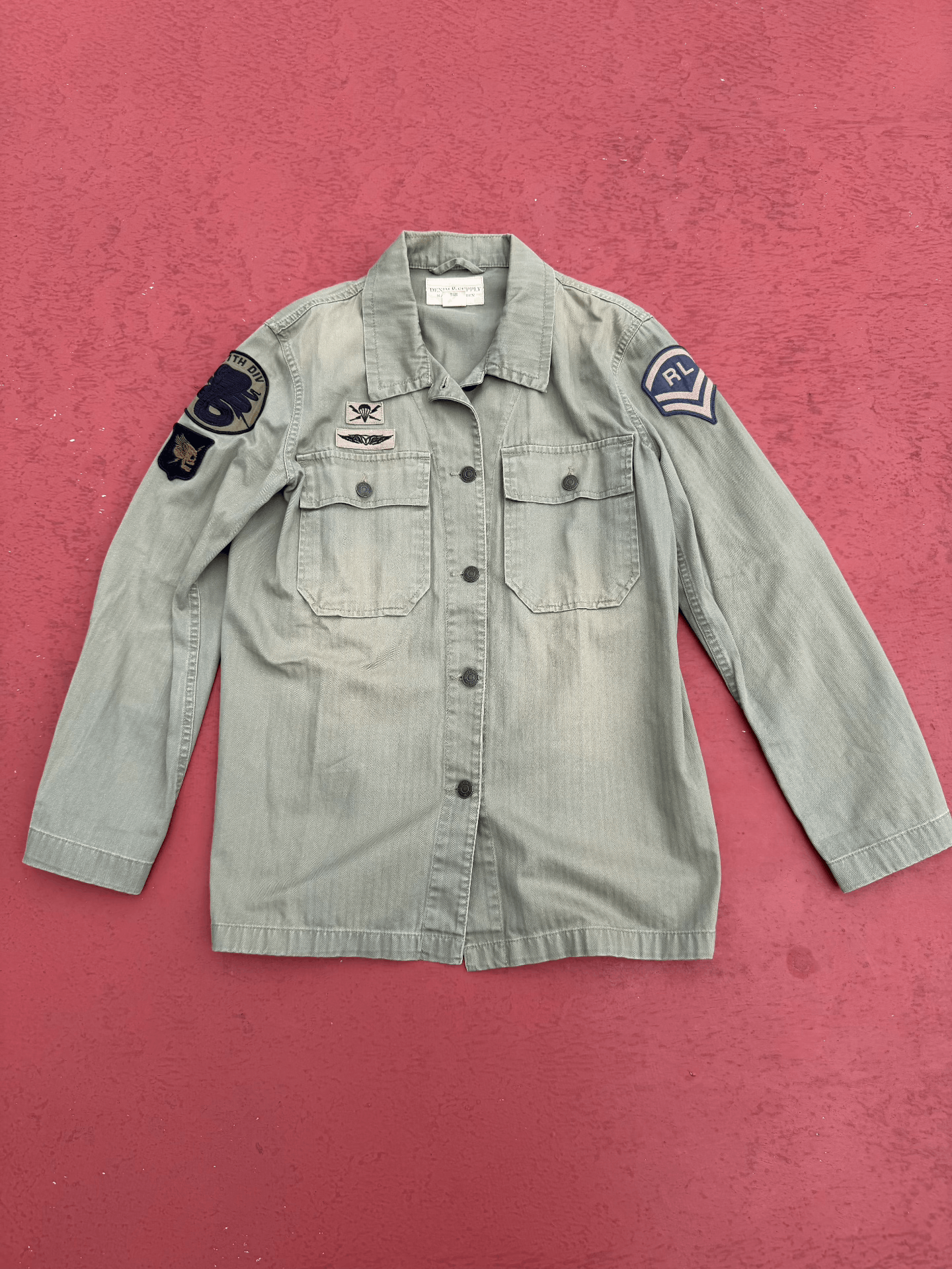 Denim & Supply Ralph Lauren Denim & Supply Ralph Lauren Military Shirt Size US M / EU 48-50 / 2 - 2 Thumbnail
