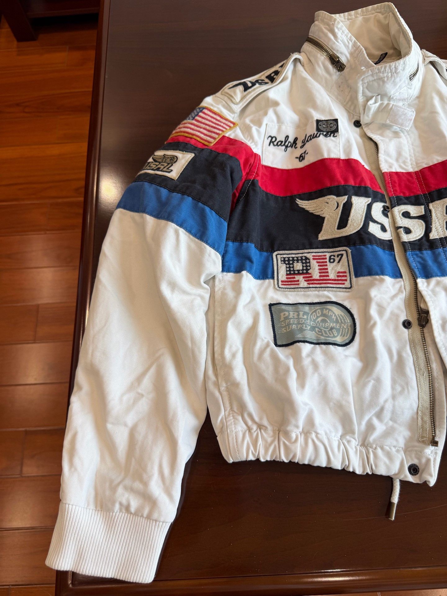 Polo Ralph Lauren Polo Ralph Lauren White Racing Jacket Size US S / EU 44-46 / 1 - 2 Thumbnail