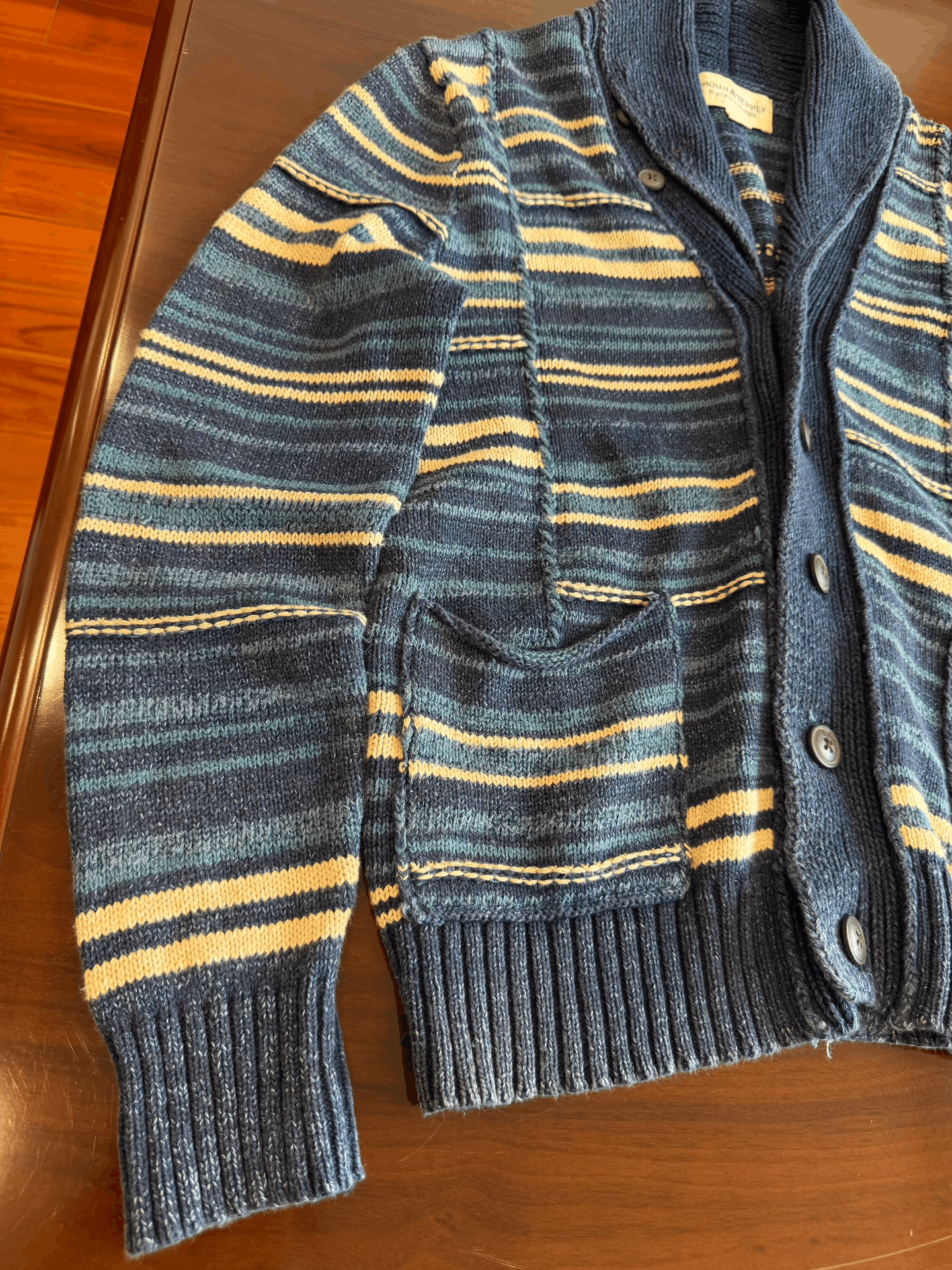Polo Ralph Lauren Ralph Lauren POLO Striped Knit Cardigan Size US M / EU 48-50 / 2 - 3 Thumbnail