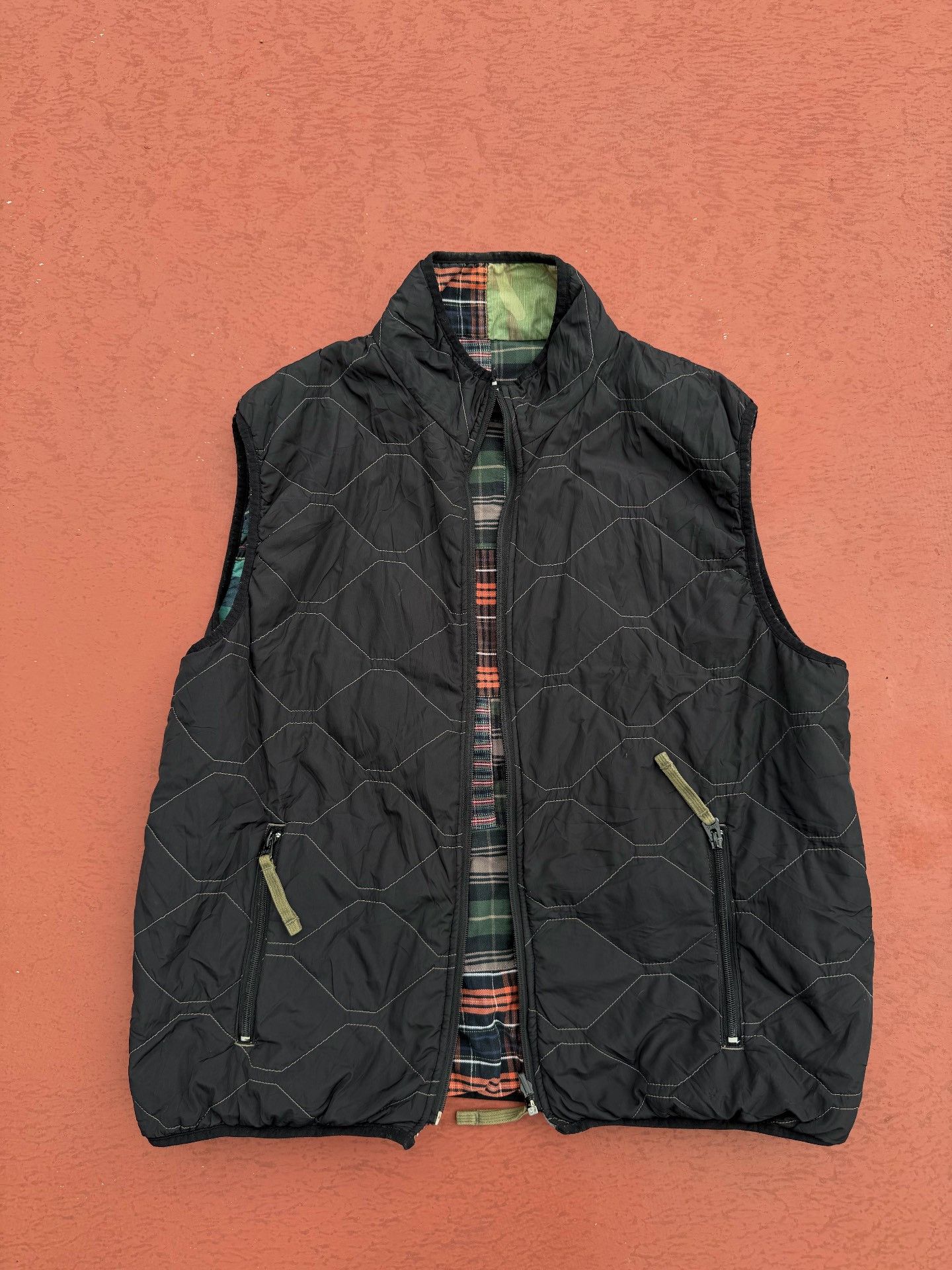 Denim & Supply Ralph Lauren Ralph Lauren Denim Supply Patchwork Reversible Vest Size US XL / EU 56 / 4 - 3 Thumbnail