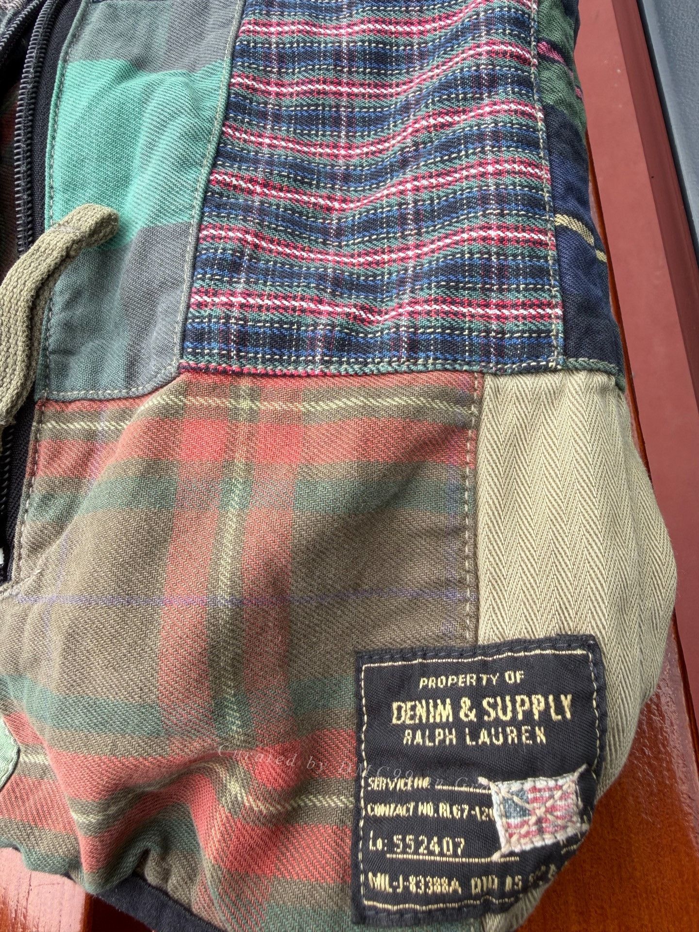 Denim & Supply Ralph Lauren Ralph Lauren Denim Supply Patchwork Reversible Vest Size US XL / EU 56 / 4 - 7 Thumbnail