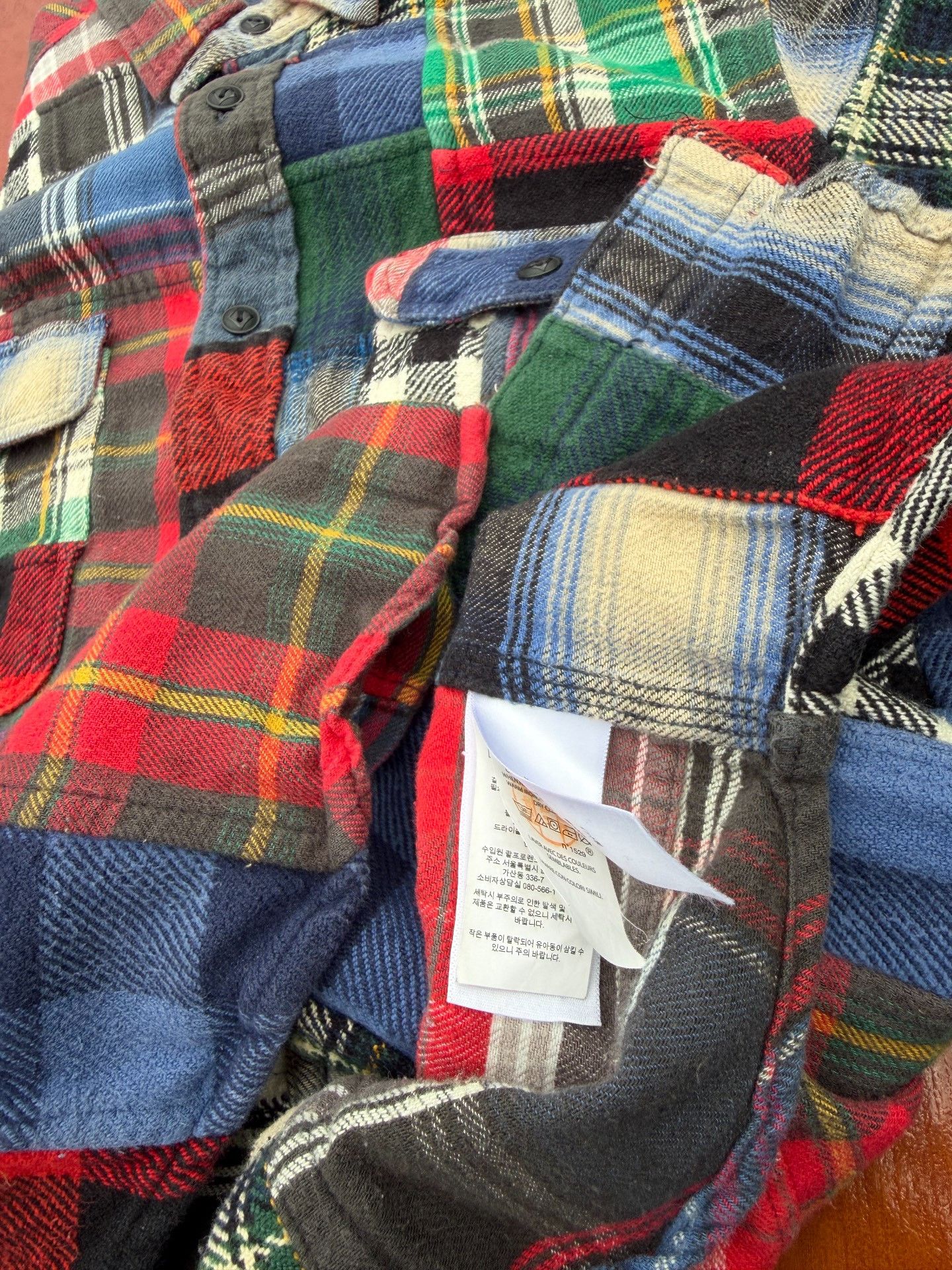 Polo Ralph Lauren Polo Ralph Lauren Patchwork Plaid Shirt Size US M / EU 48-50 / 2 - 7 Thumbnail
