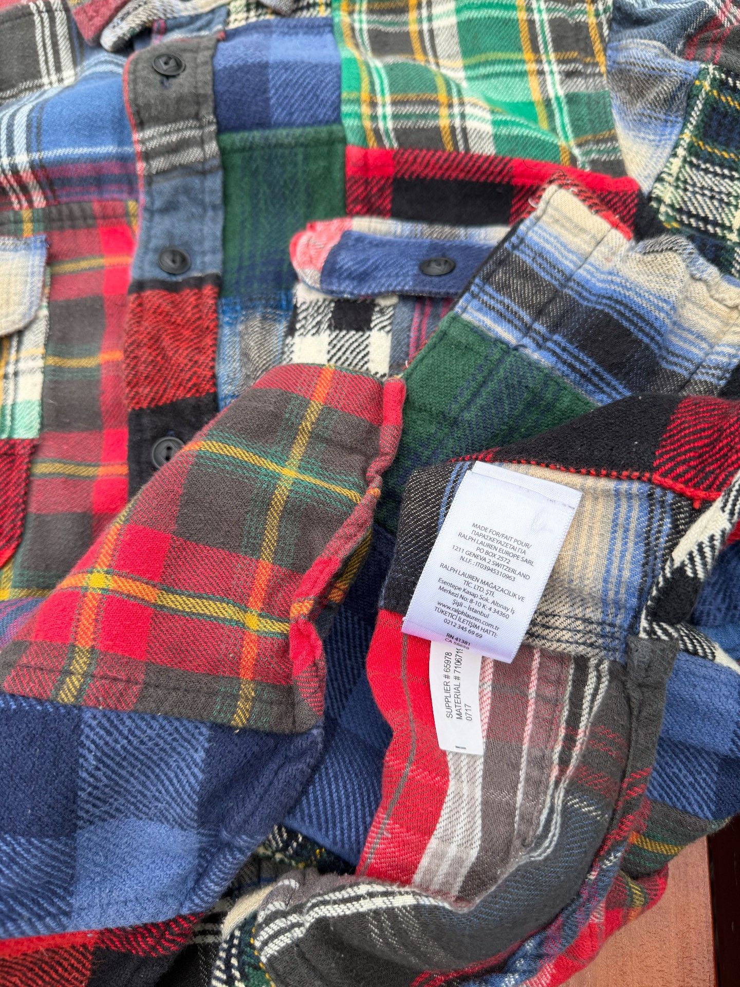 Polo Ralph Lauren Polo Ralph Lauren Patchwork Plaid Shirt Size US M / EU 48-50 / 2 - 6 Thumbnail