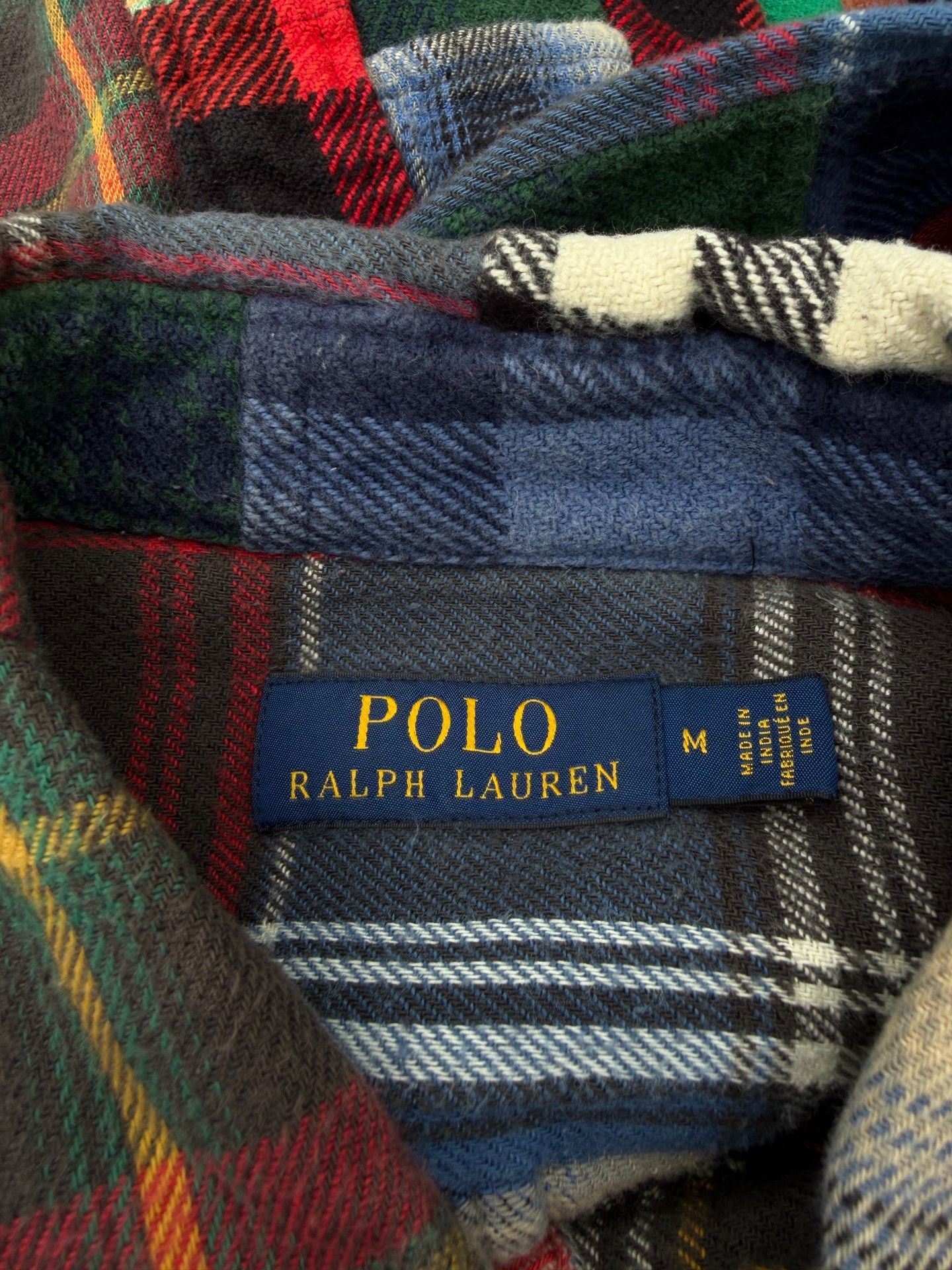 Polo Ralph Lauren Polo Ralph Lauren Patchwork Plaid Shirt Size US M / EU 48-50 / 2 - 5 Thumbnail