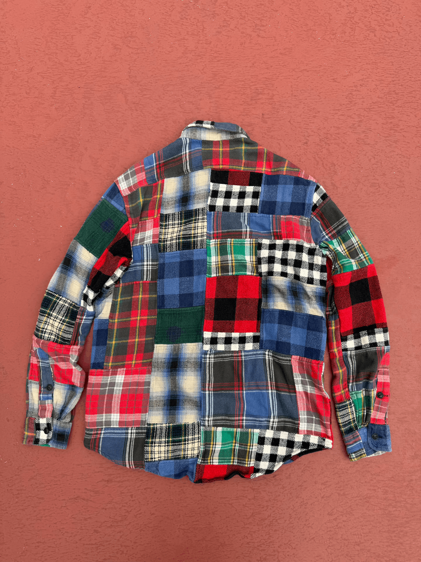 Polo Ralph Lauren Polo Ralph Lauren Patchwork Plaid Shirt Size US M / EU 48-50 / 2 - 2 Thumbnail