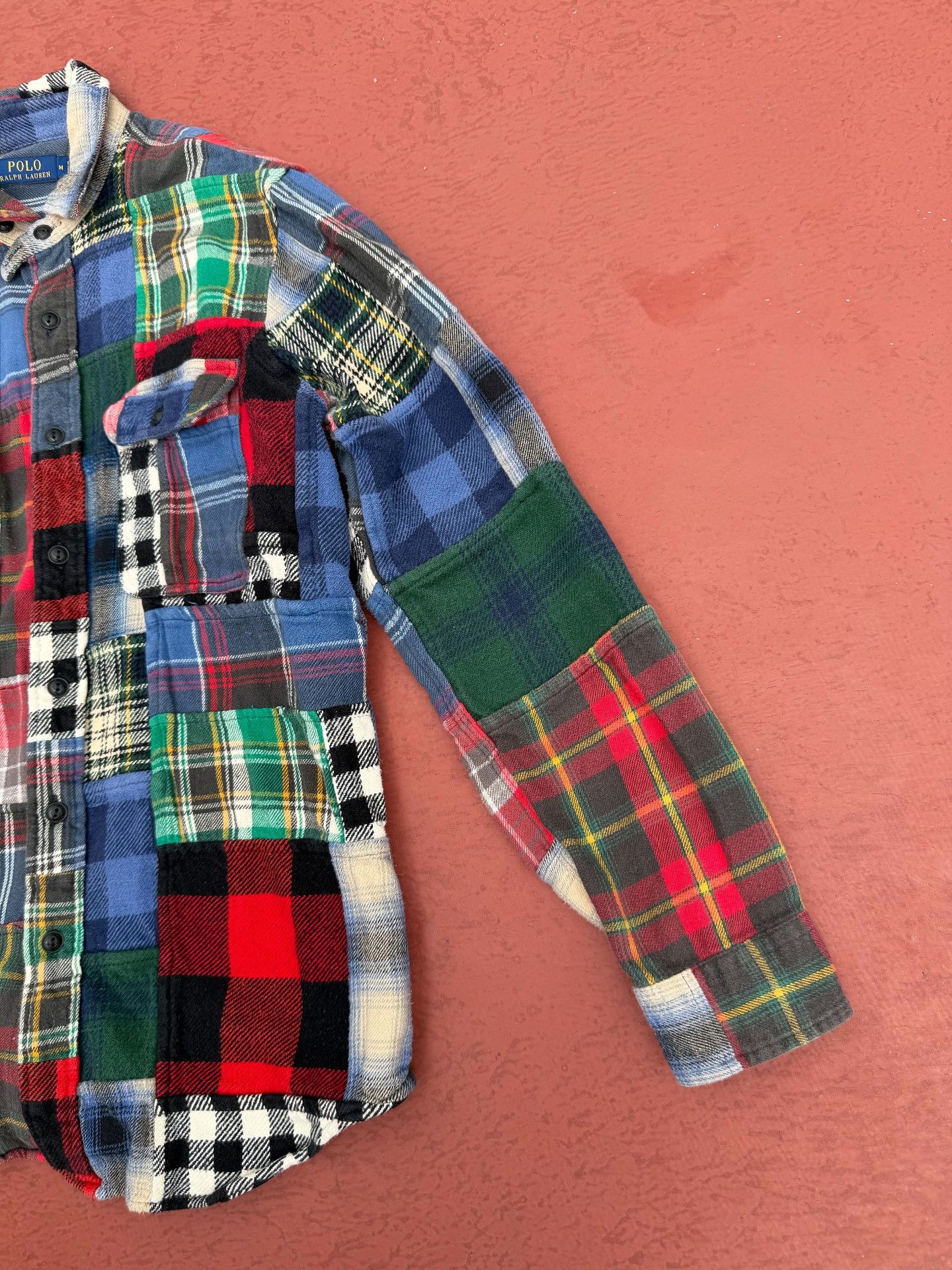 Polo Ralph Lauren Polo Ralph Lauren Patchwork Plaid Shirt Size US M / EU 48-50 / 2 - 9 Thumbnail