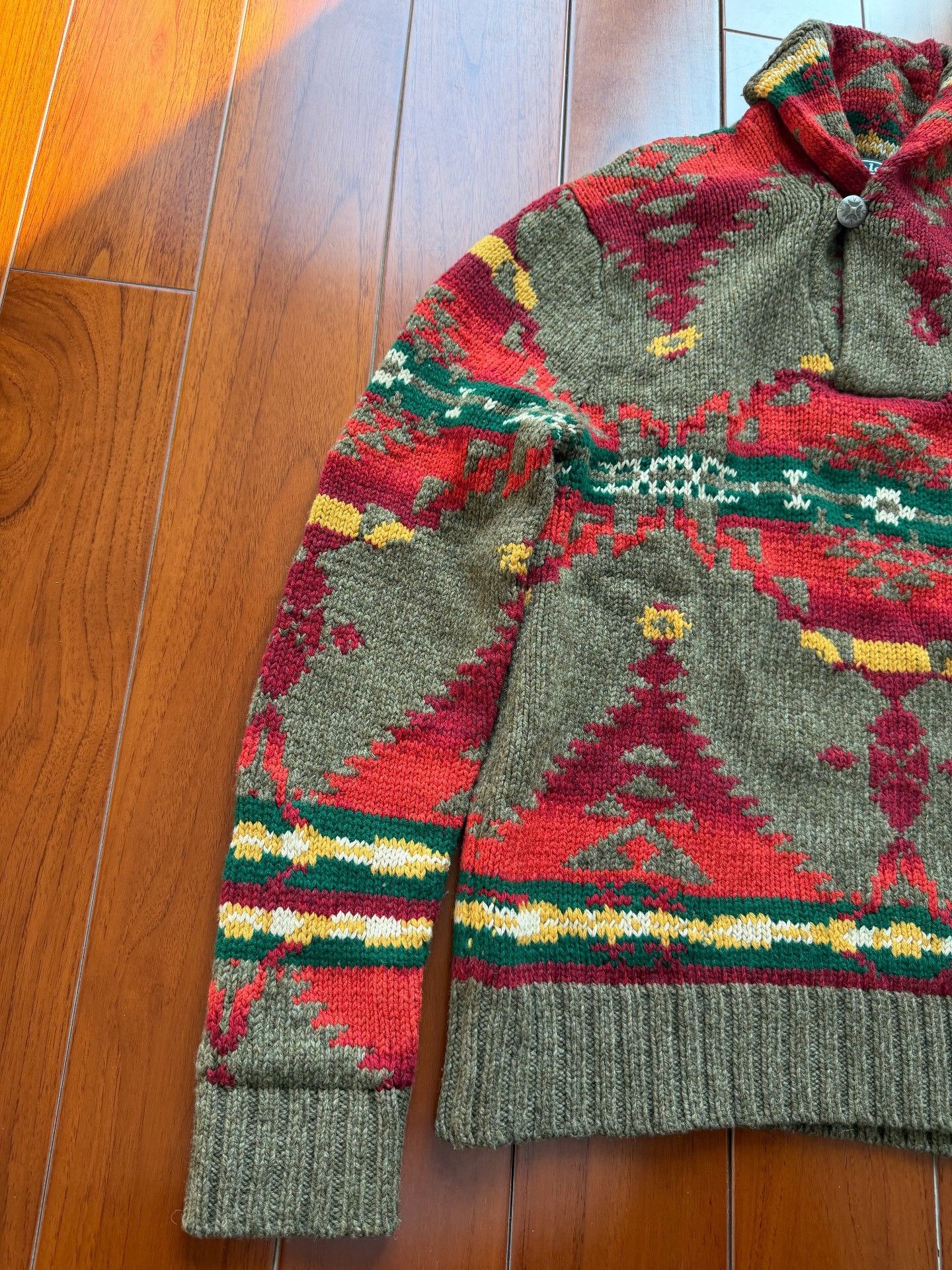 Polo Ralph Lauren Ralph Lauren POLO Shawl Collar Sweater Size US XL / EU 56 / 4 - 2 Thumbnail