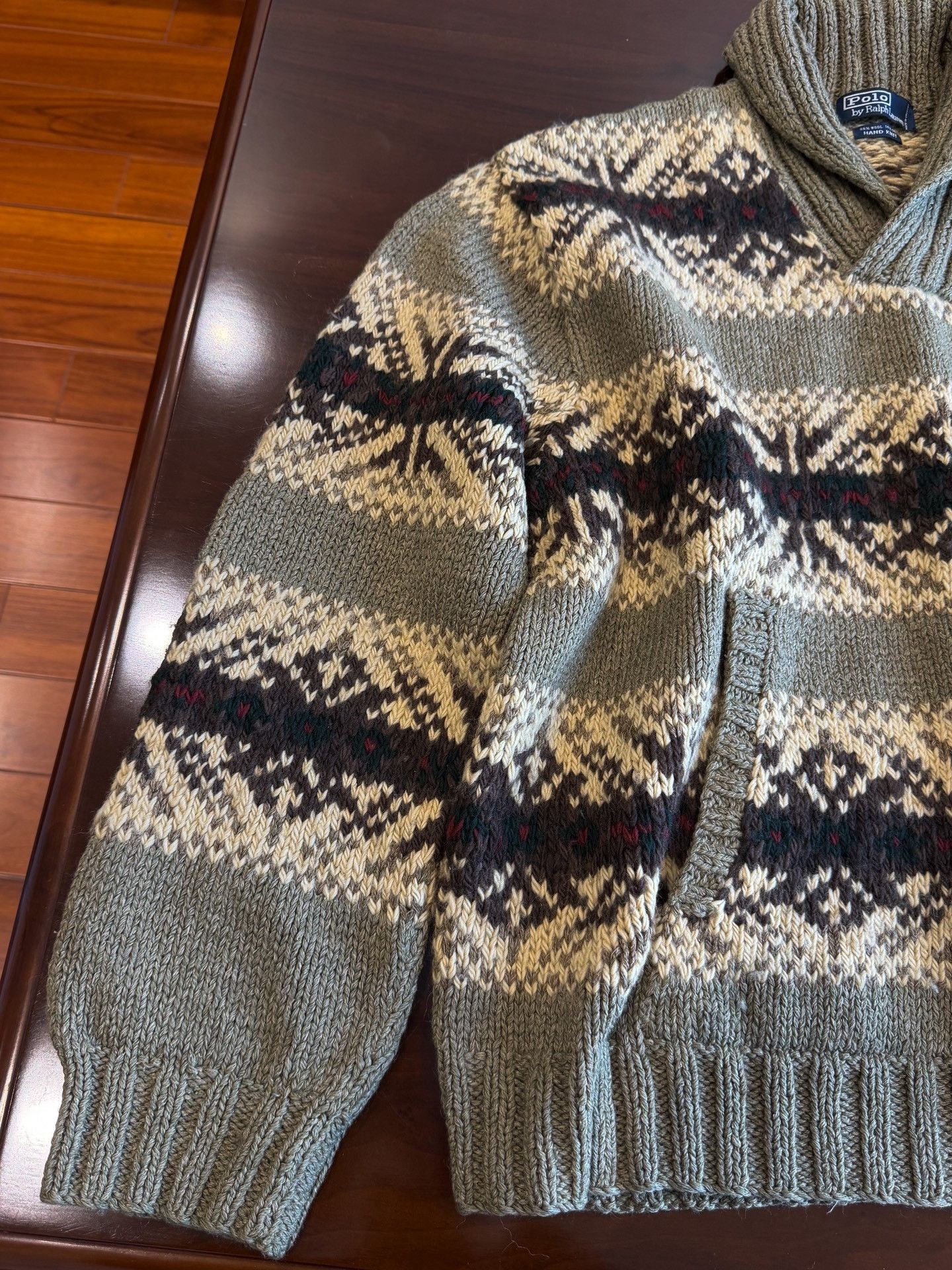 RRL Ralph Lauren Ralph Lauren Vintage Heavy Sweater Size US M / EU 48-50 / 2 - 3 Thumbnail