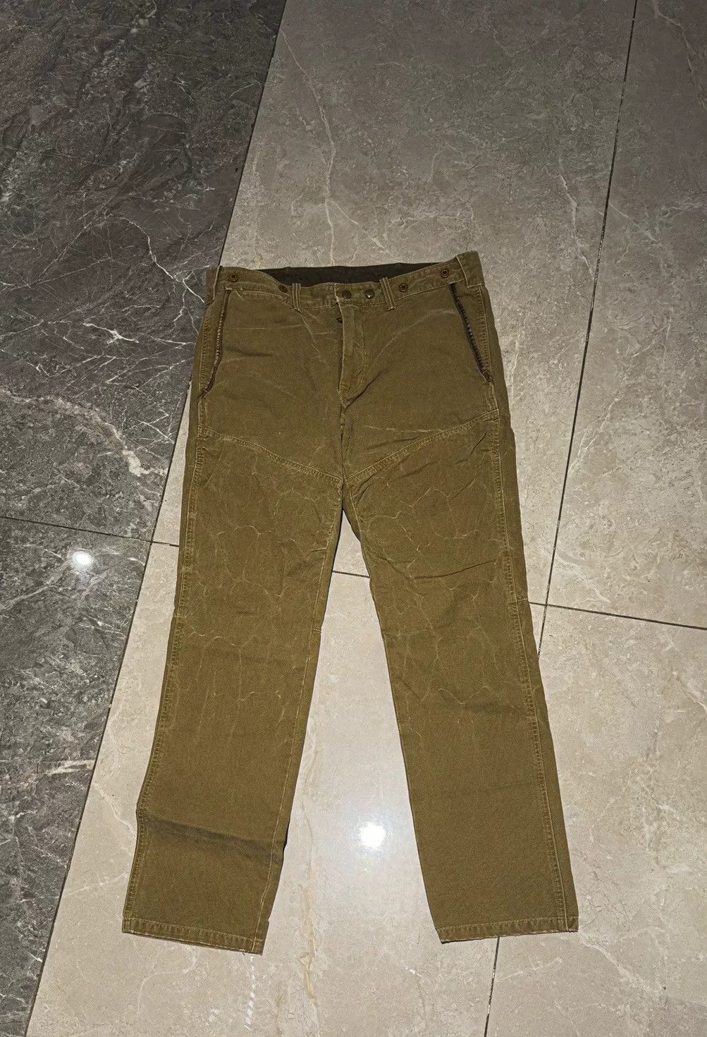 Polo Ralph Lauren Polo Ralph Lauren Vintage Canvas Logger Pants Size US 35 - 2 Thumbnail