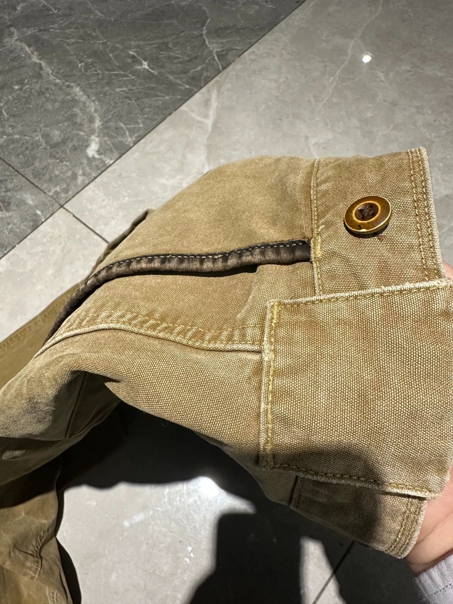 Polo Ralph Lauren Polo Ralph Lauren Vintage Canvas Logger Pants Size US 35 - 7 Thumbnail