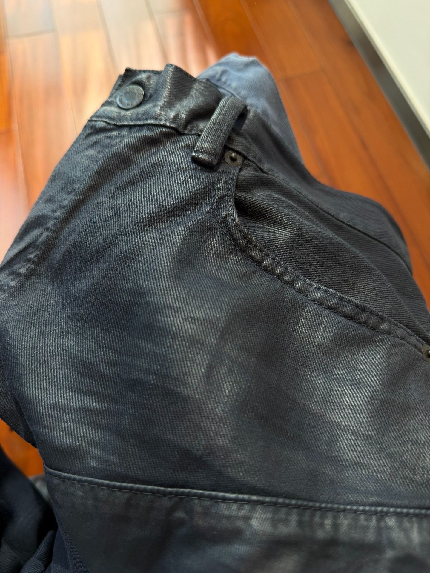 Polo Ralph Lauren Polo Ralph Lauren Waxed Cargo Pants Size US 34 / EU 50 - 4 Thumbnail
