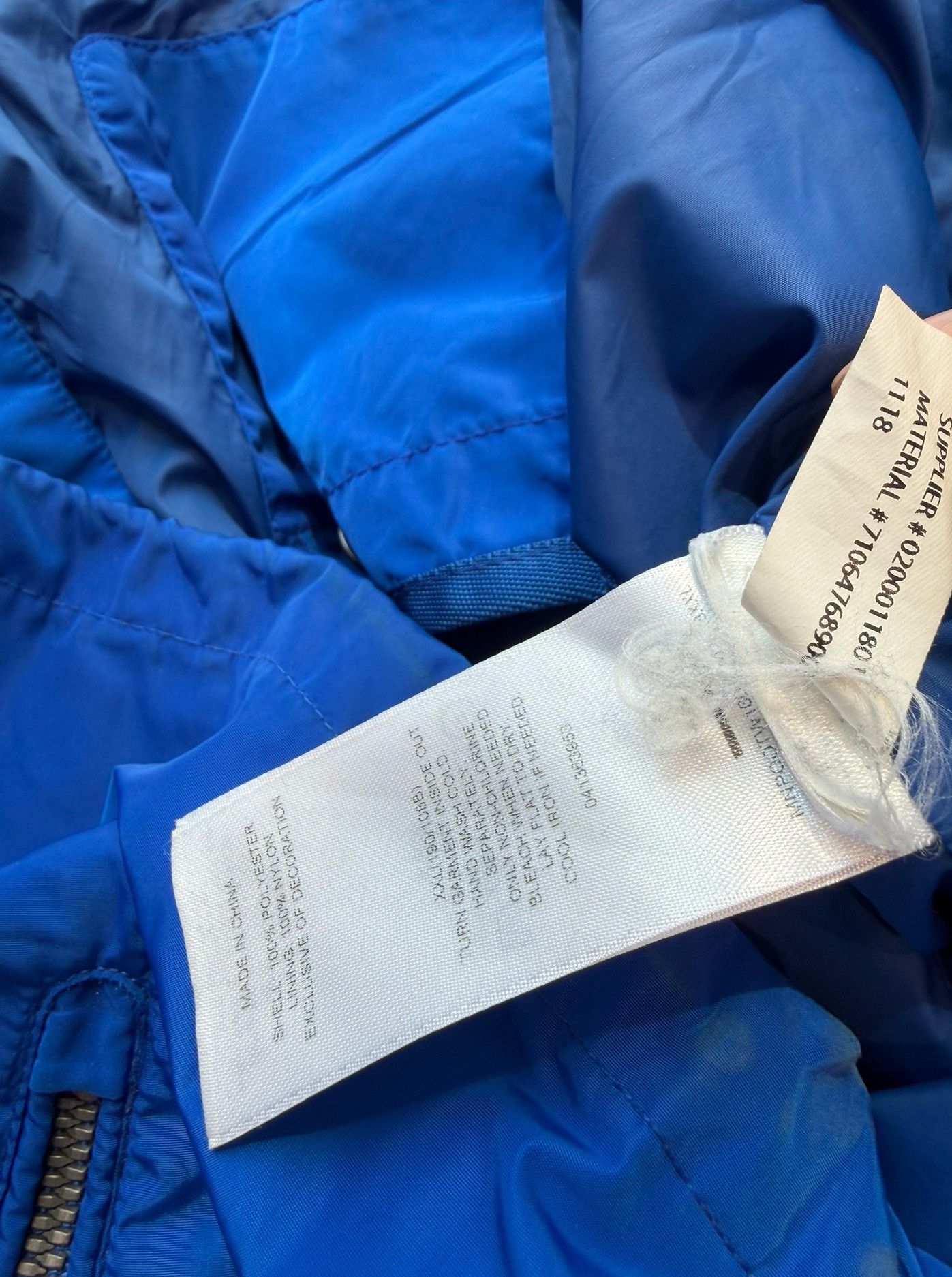 Polo Ralph Lauren Ralph Lauren POLO Blue Hooded Jacket Size US XXL / EU 58 / 5 - 6 Thumbnail