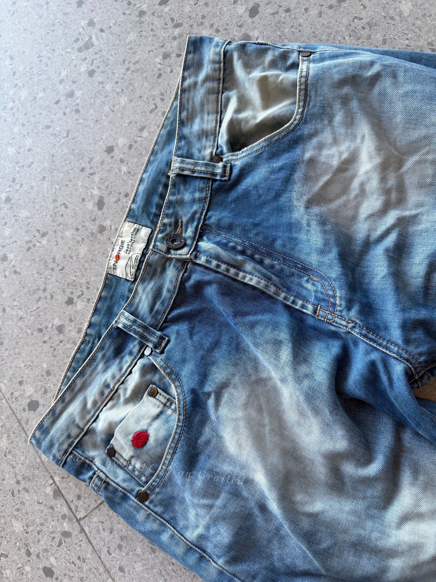 Energie Energie Italian Heavy Washed Jeans Size US 36 / EU 52 - 5 Thumbnail