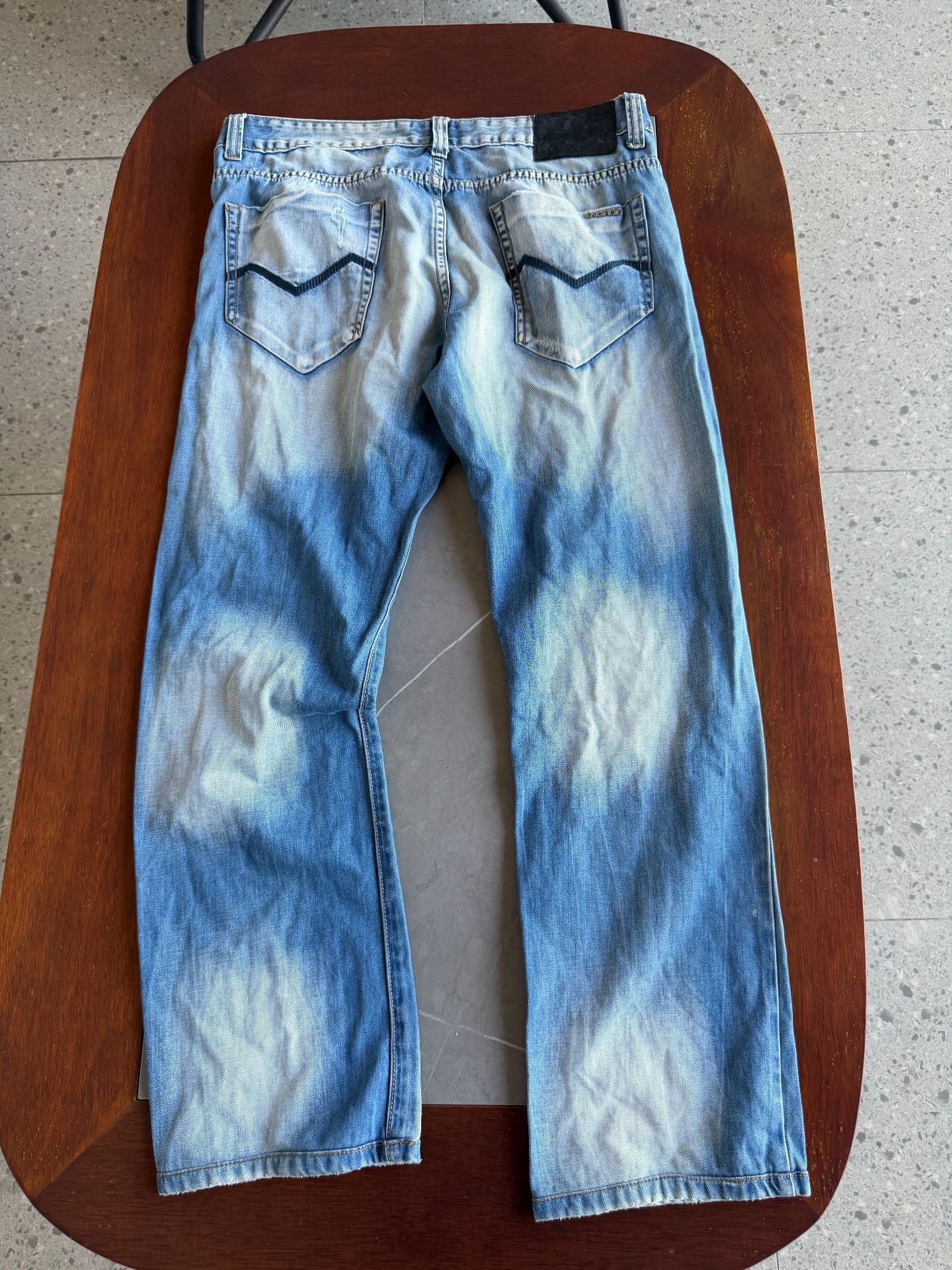 Energie Energie Italian Heavy Washed Jeans Size US 36 / EU 52 - 2 Thumbnail