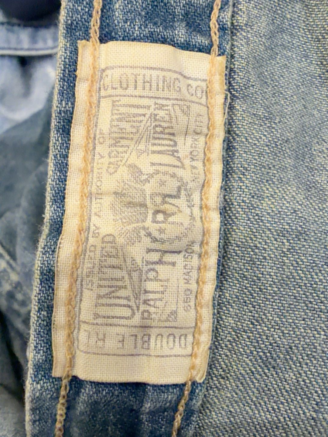 RRL Ralph Lauren Ralph Lauren RRL Musician Denim Shirt Size US M / EU 48-50 / 2 - 7 Thumbnail