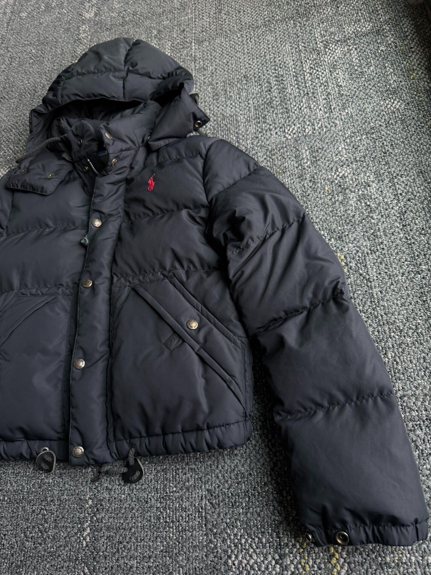 Polo Ralph Lauren Ralph Lauren Polo Black Hooded Down Jacket Size S / US 4 / IT 40 - 2 Thumbnail