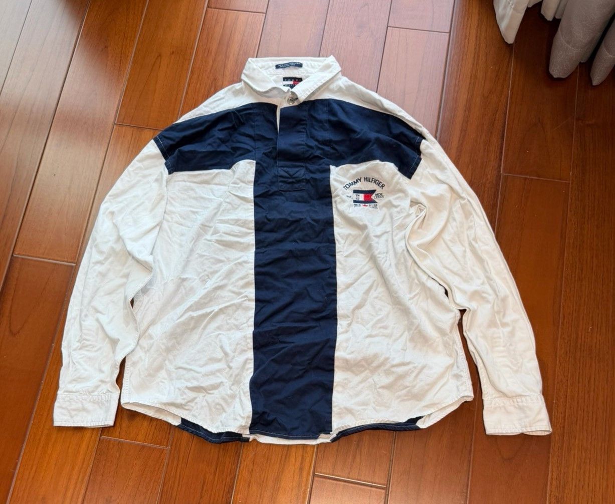 Tommy Hilfiger Tommy Hilfiger Men's Long Sleeve Polo Size US M / EU 48-50 / 2 - 3 Thumbnail