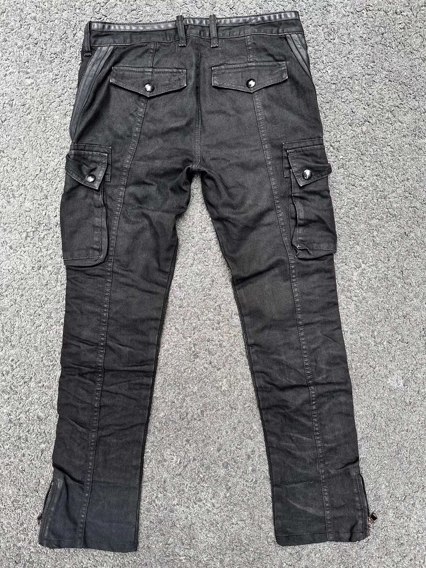 Diesel Black Gold Diesel Black Gold Waxed Patchwork Casual Pants Size US 32 / EU 48 - 2 Thumbnail