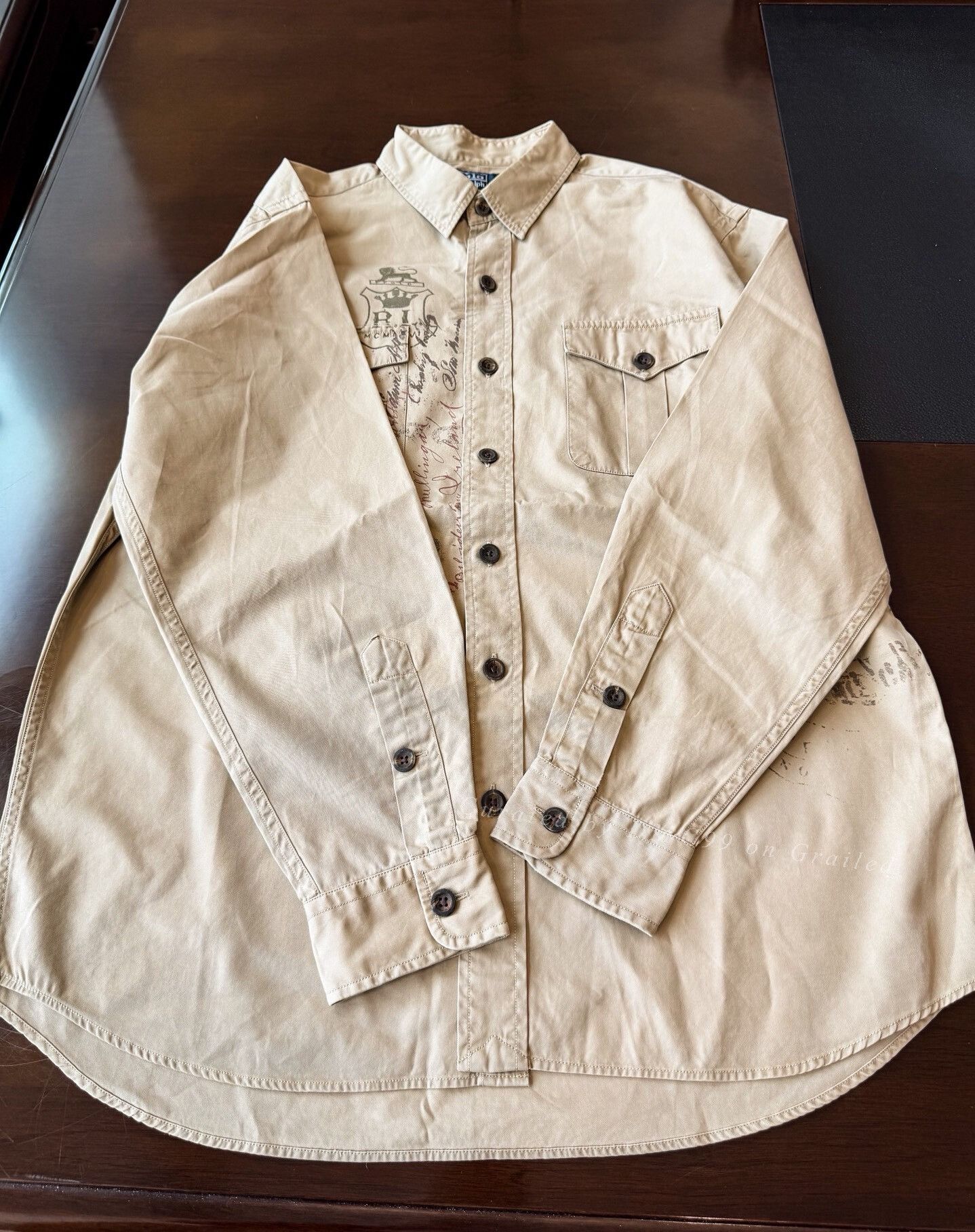 RRL Ralph Lauren Ralph Lauren Vintage Shirt Size US L / EU 52-54 / 3 - 2 Thumbnail