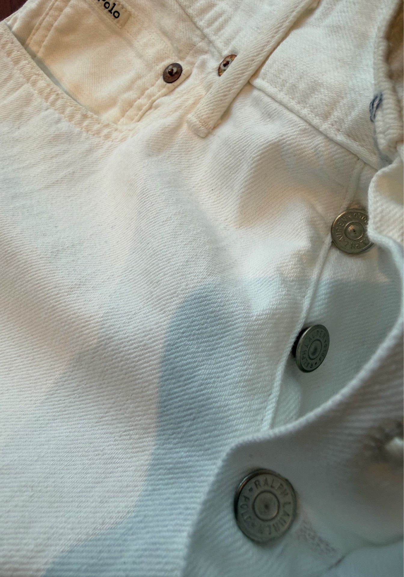 Polo Ralph Lauren Ralph Lauren White Graffiti Jeans 30x32 Size US 30 / EU 46 - 3 Thumbnail