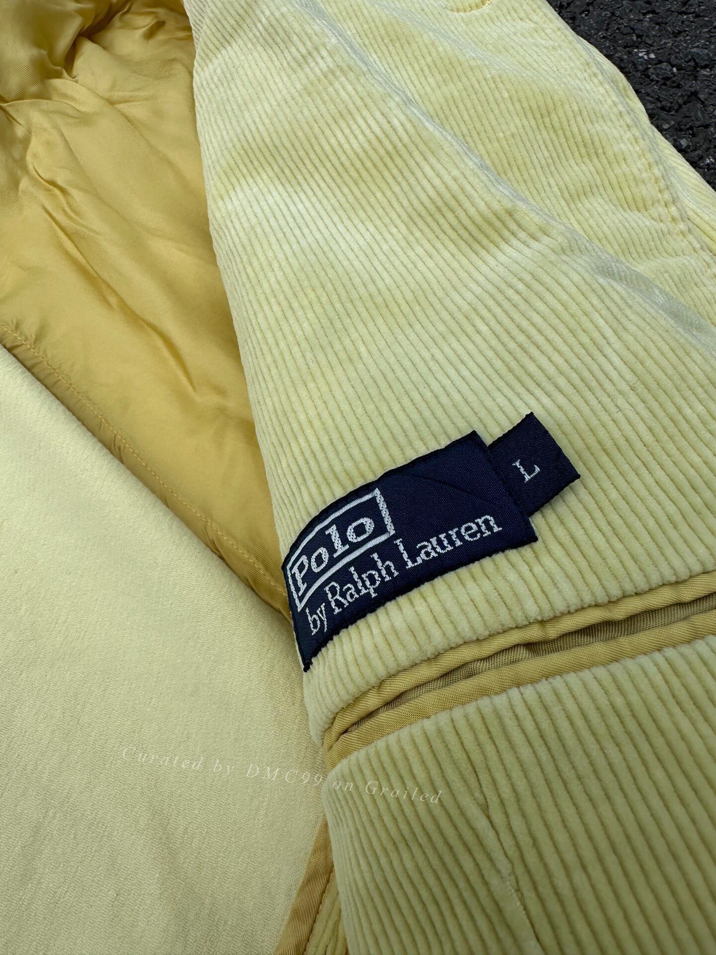 Ralph Lauren Ralph Lauren Vintage Yellow Corduroy Blazer Size US M / EU 48-50 / 2 - 3 Thumbnail