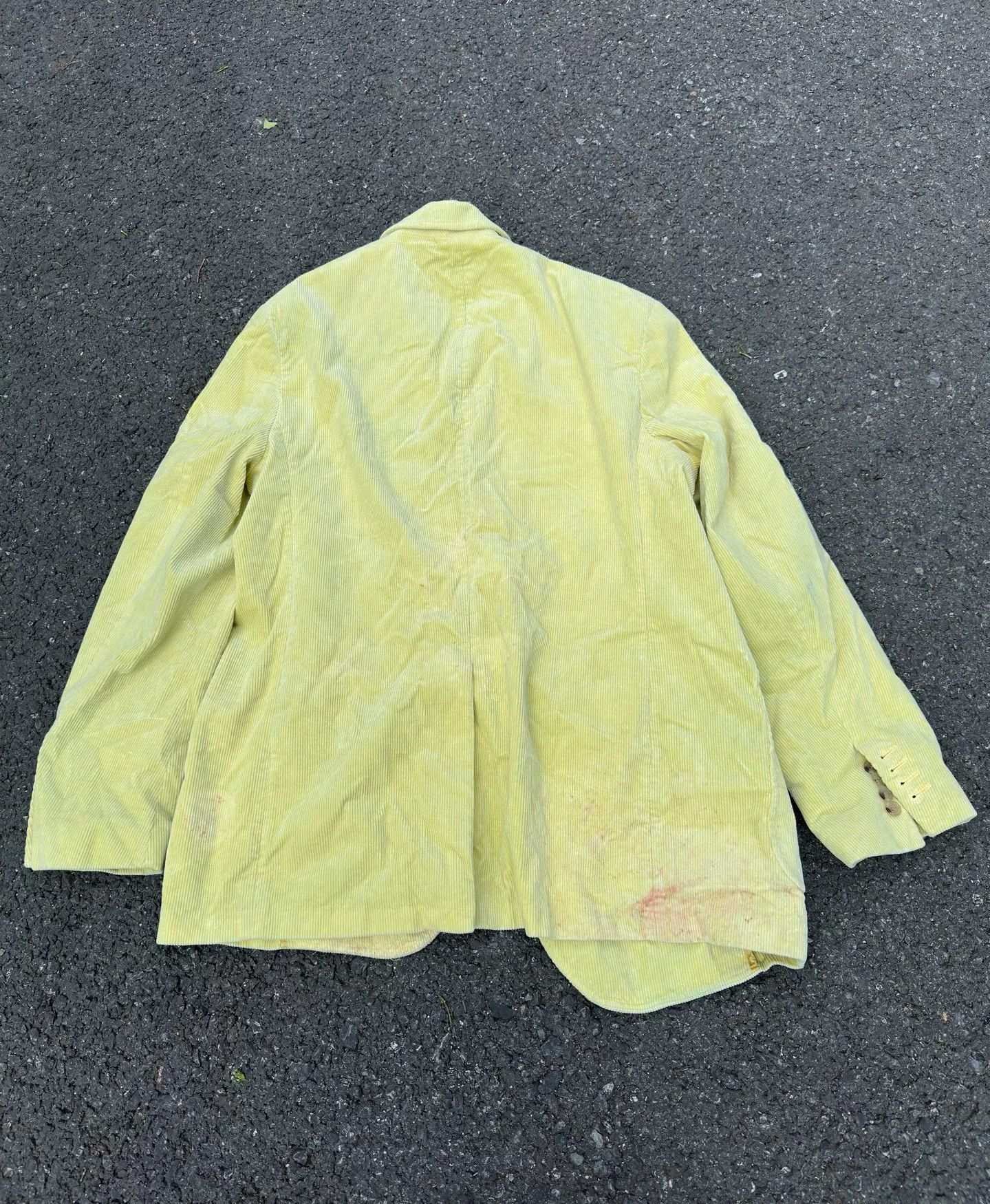 Ralph Lauren Ralph Lauren Vintage Yellow Corduroy Blazer Size US M / EU 48-50 / 2 - 6 Thumbnail