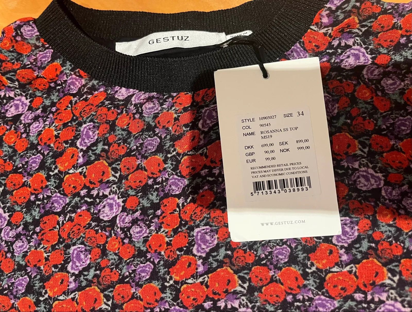 Gestuz Gestuz Rossana topp Blouse Size XS / US 0-2 / IT 36-38 - 2 Thumbnail