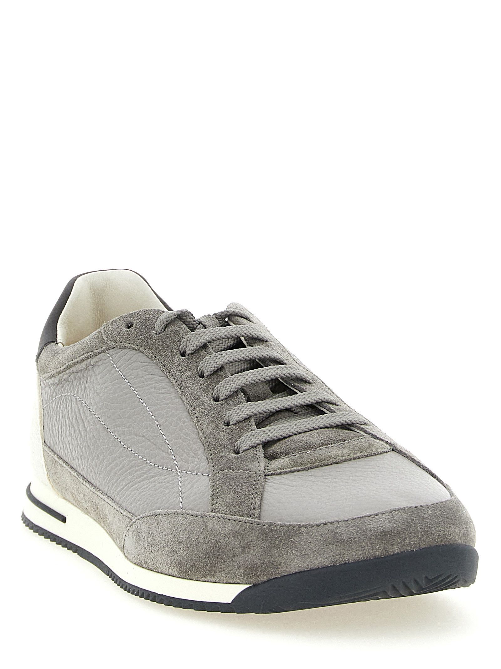 Brunello Cucinelli Deer and suede sneakers Size US 8 / EU 41 - 2 Thumbnail