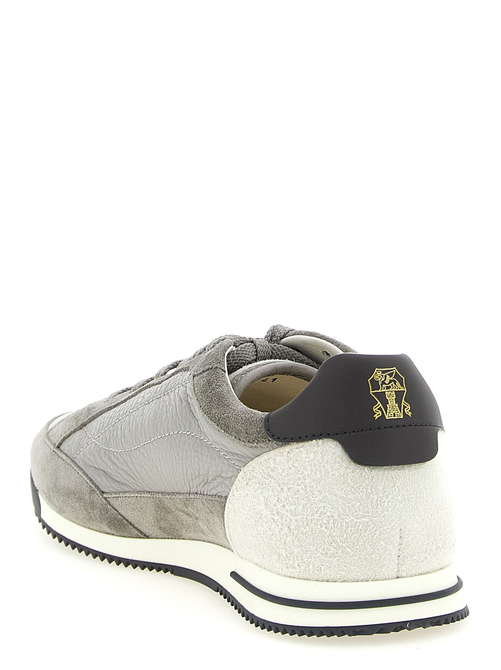 Brunello Cucinelli Deer and suede sneakers Size US 12 / EU 45 - 3 Thumbnail