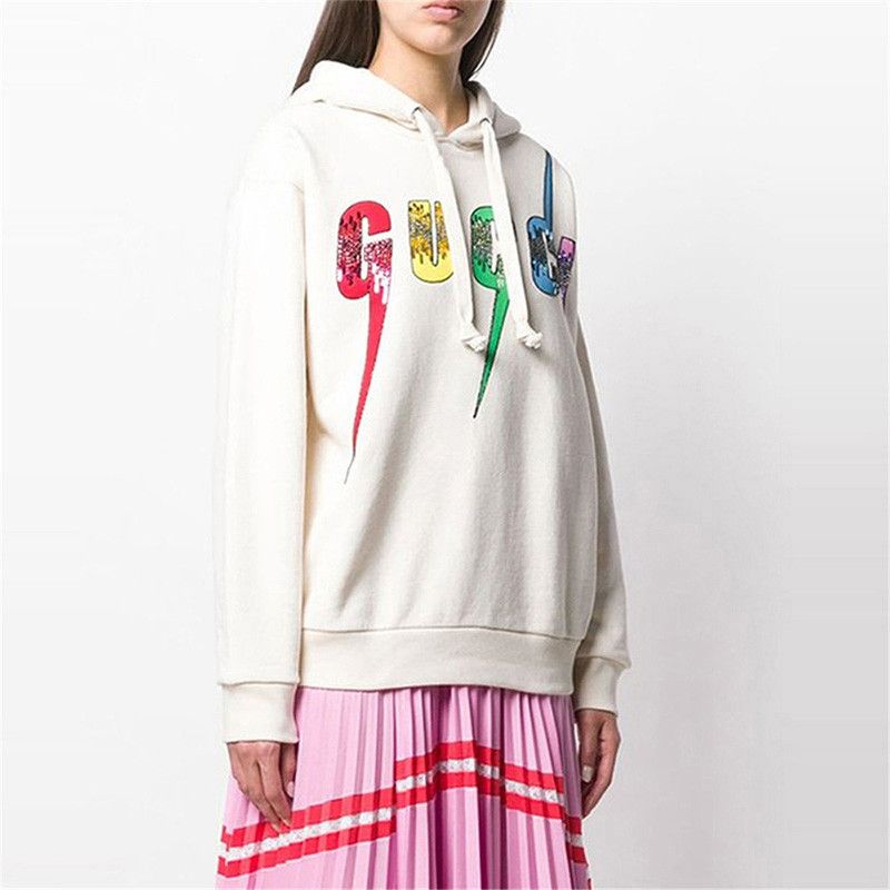 Gucci Gucci Sequin Logo Hoodie Size XS Size XS / US 0-2 / IT 36-38 - 15 Thumbnail
