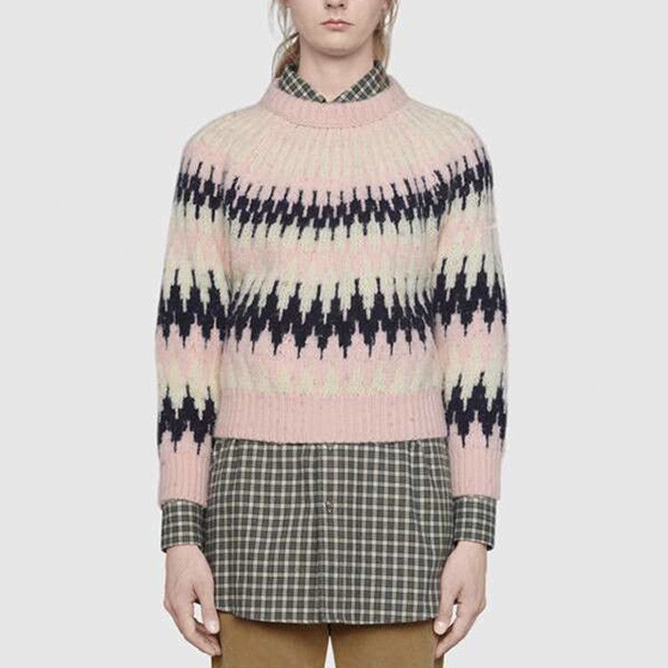 Gucci Gucci Jacquard Wool Sweater Size S Size US S / EU 44-46 / 1 - 7 Thumbnail